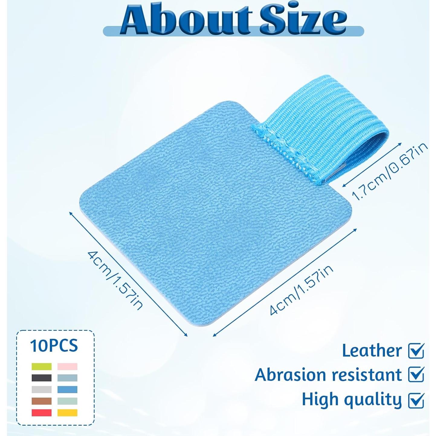 10 Soportes de Lápiz Adhesivos Alrhso Multicolor para Cuaderno