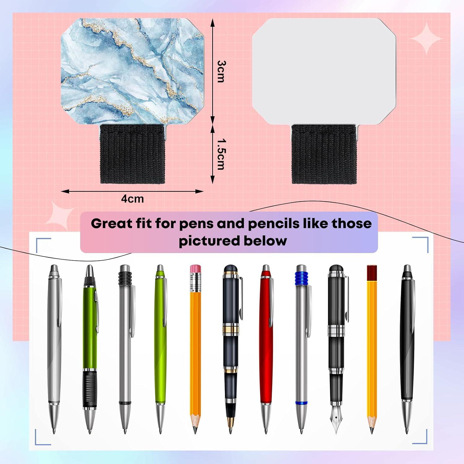 Soporte de Bucle para Bolígrafo Woanger 16 Piezas Mármol