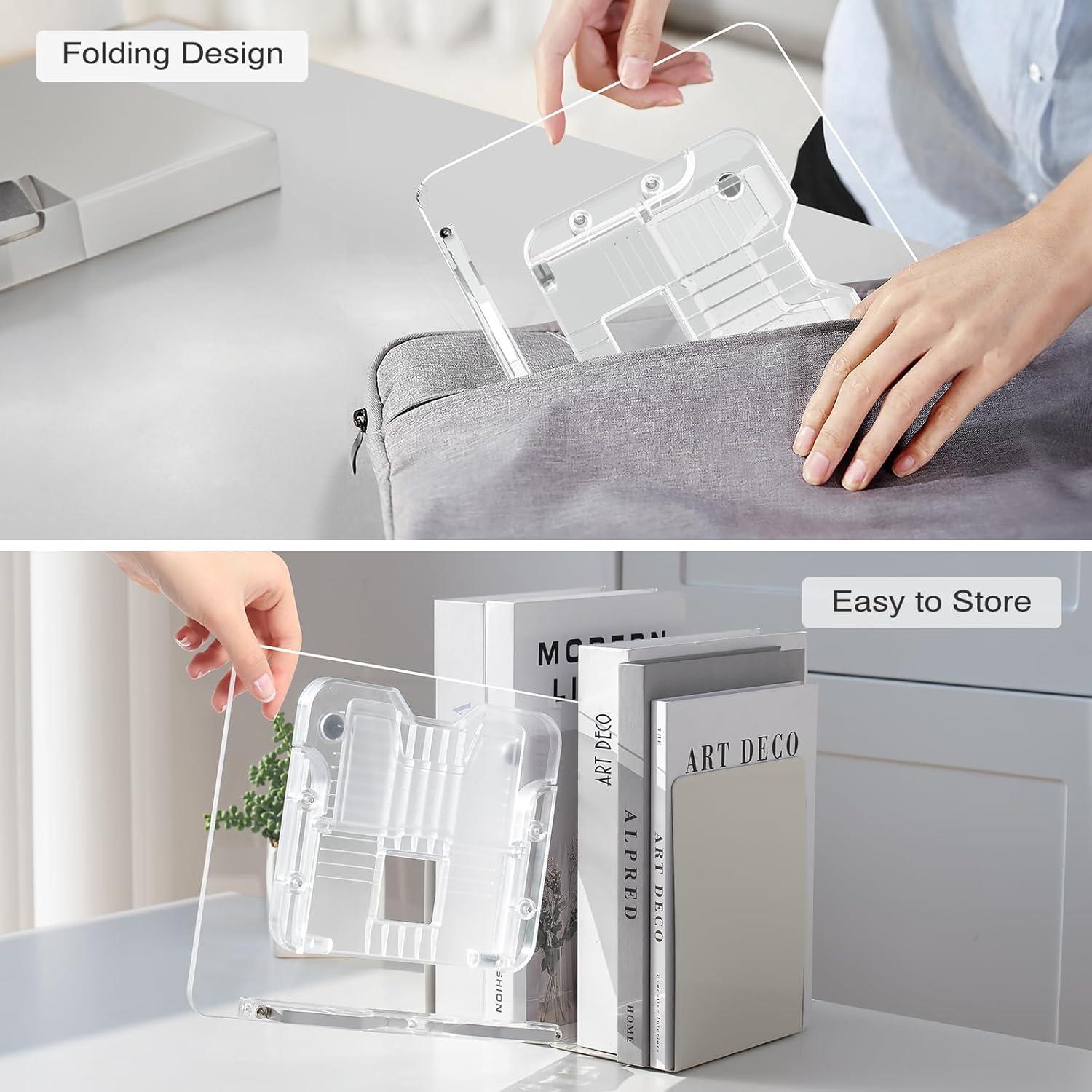 Soporte de Libro Acrílico UPERGO Ajustable 29x20.8cm