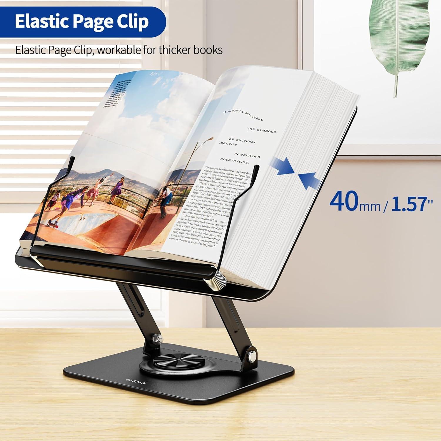 Soporte de Libros Ajustable BESIGN BS02 Ergonómico Negro