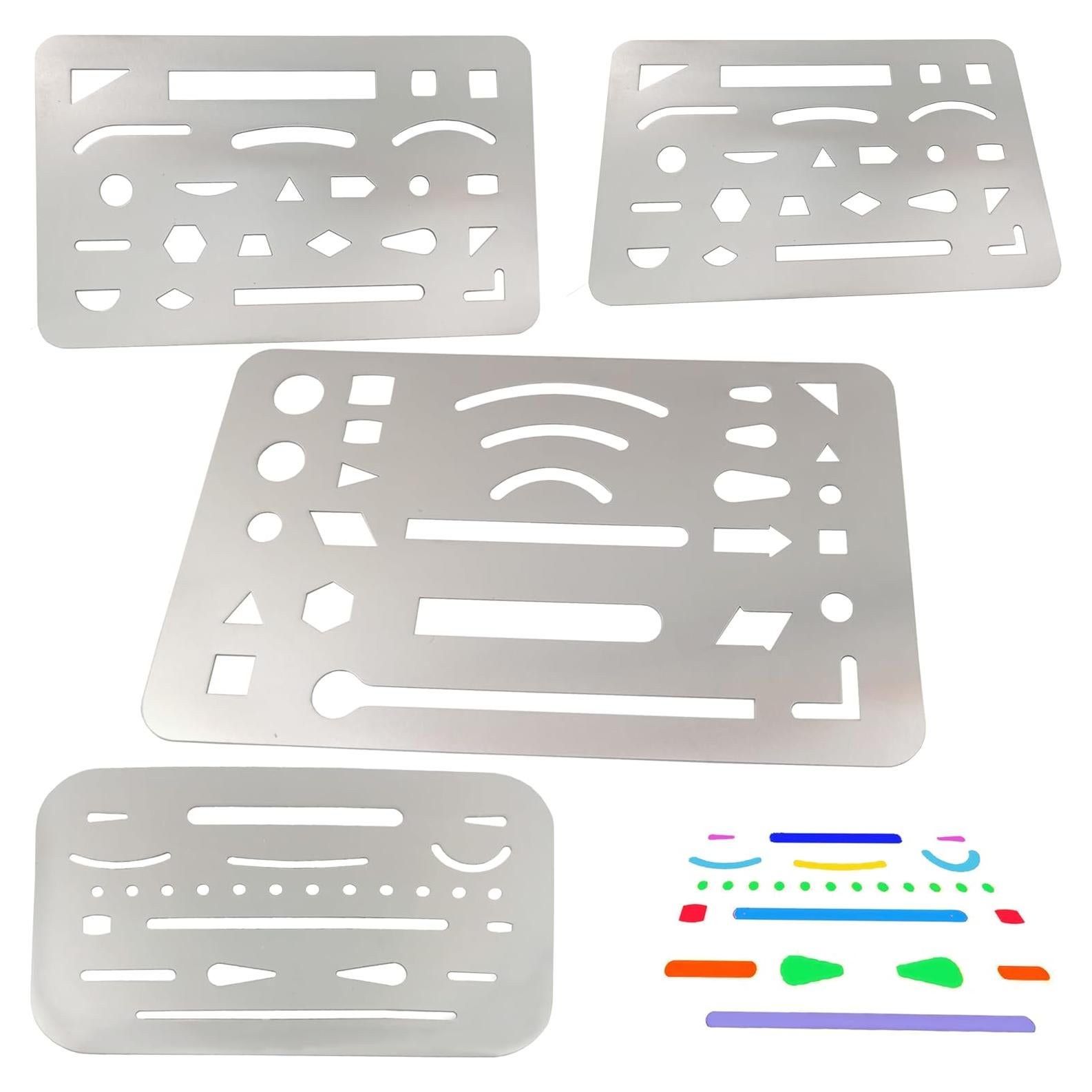 Escudo de Borrado KR. LIF - Plantillas de Precisión 4-Pack