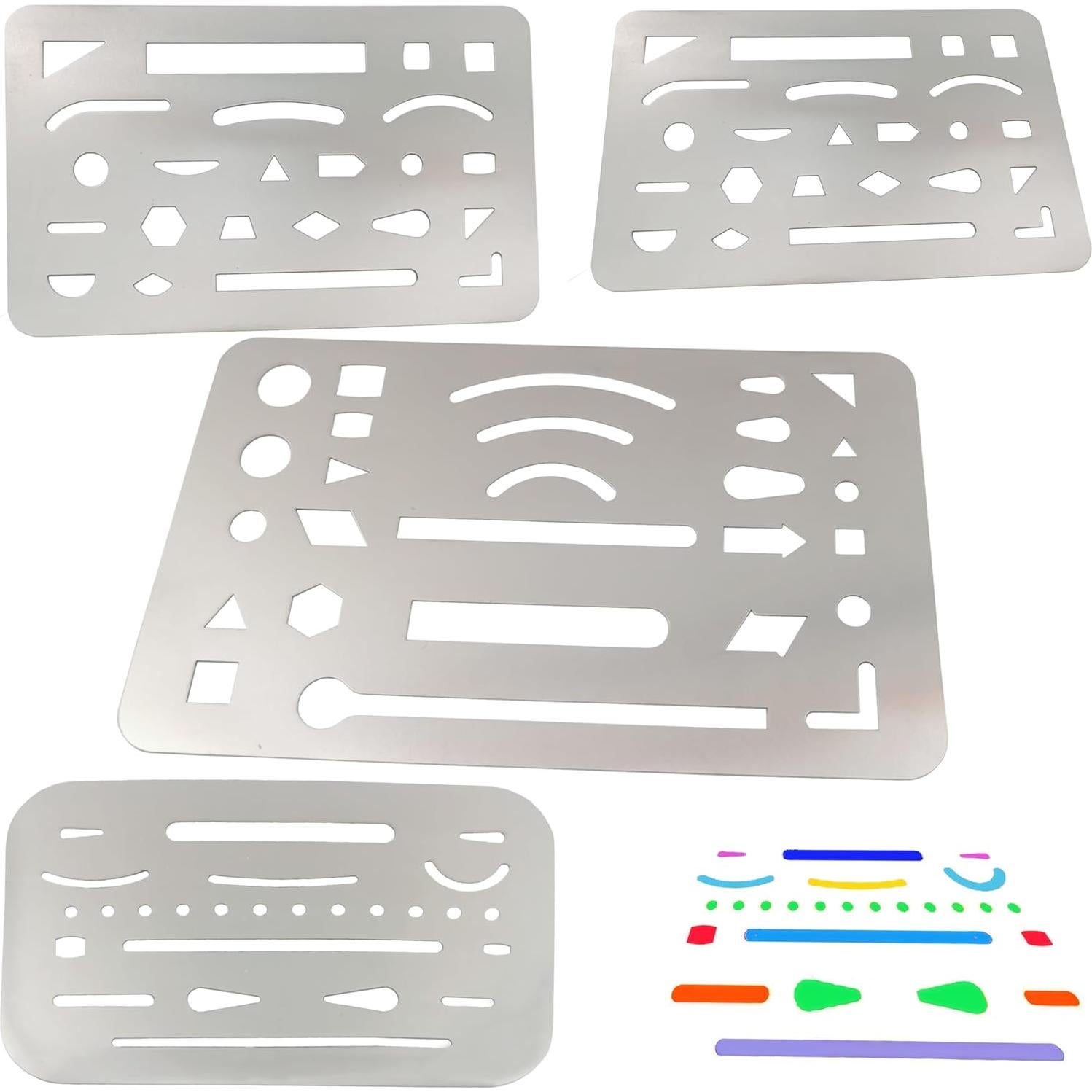 Escudo de Borrado KR. LIF - Plantillas de Precisión 4-Pack