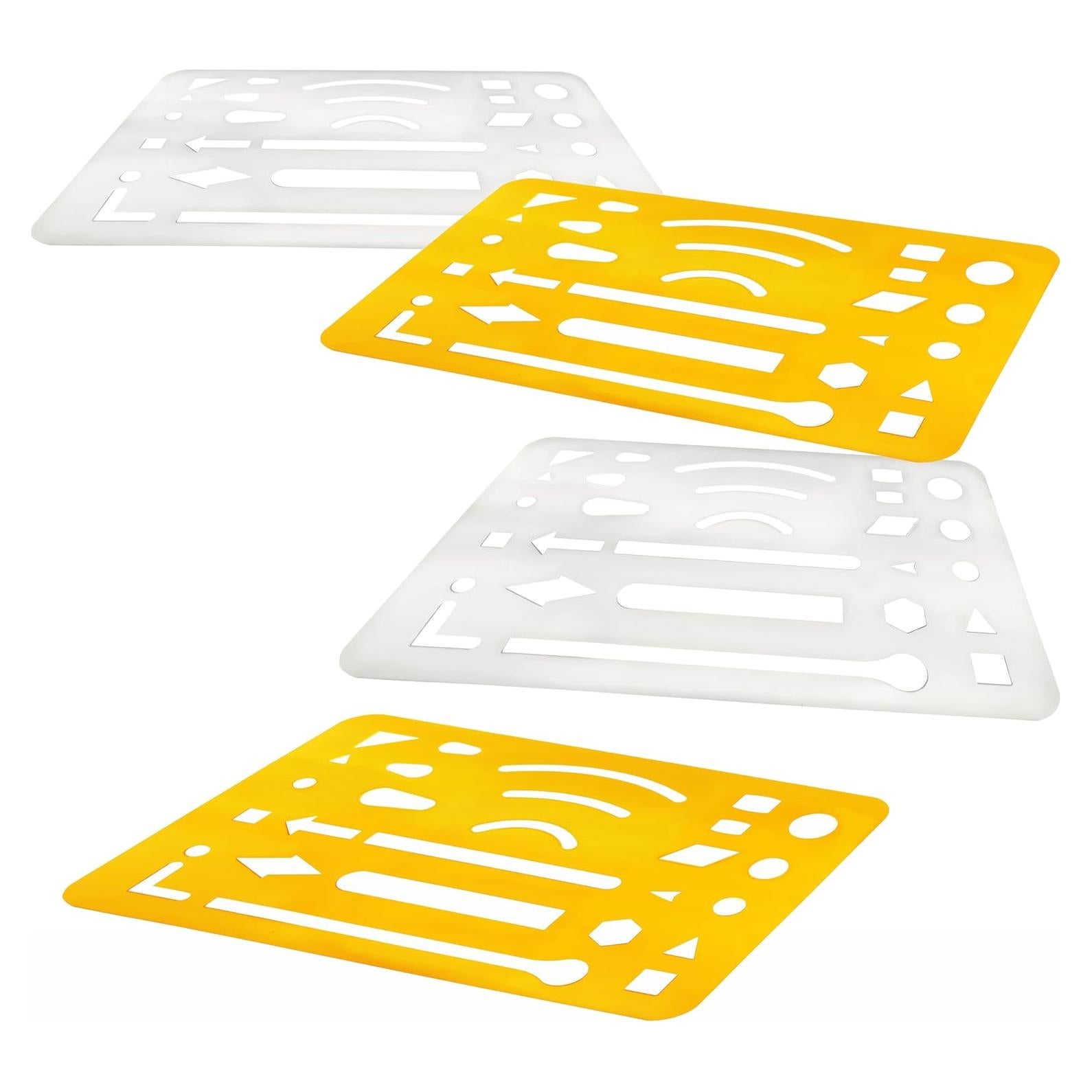 Escudo de Borrado KR. LIF 4-Pack Plantillas Transparentes