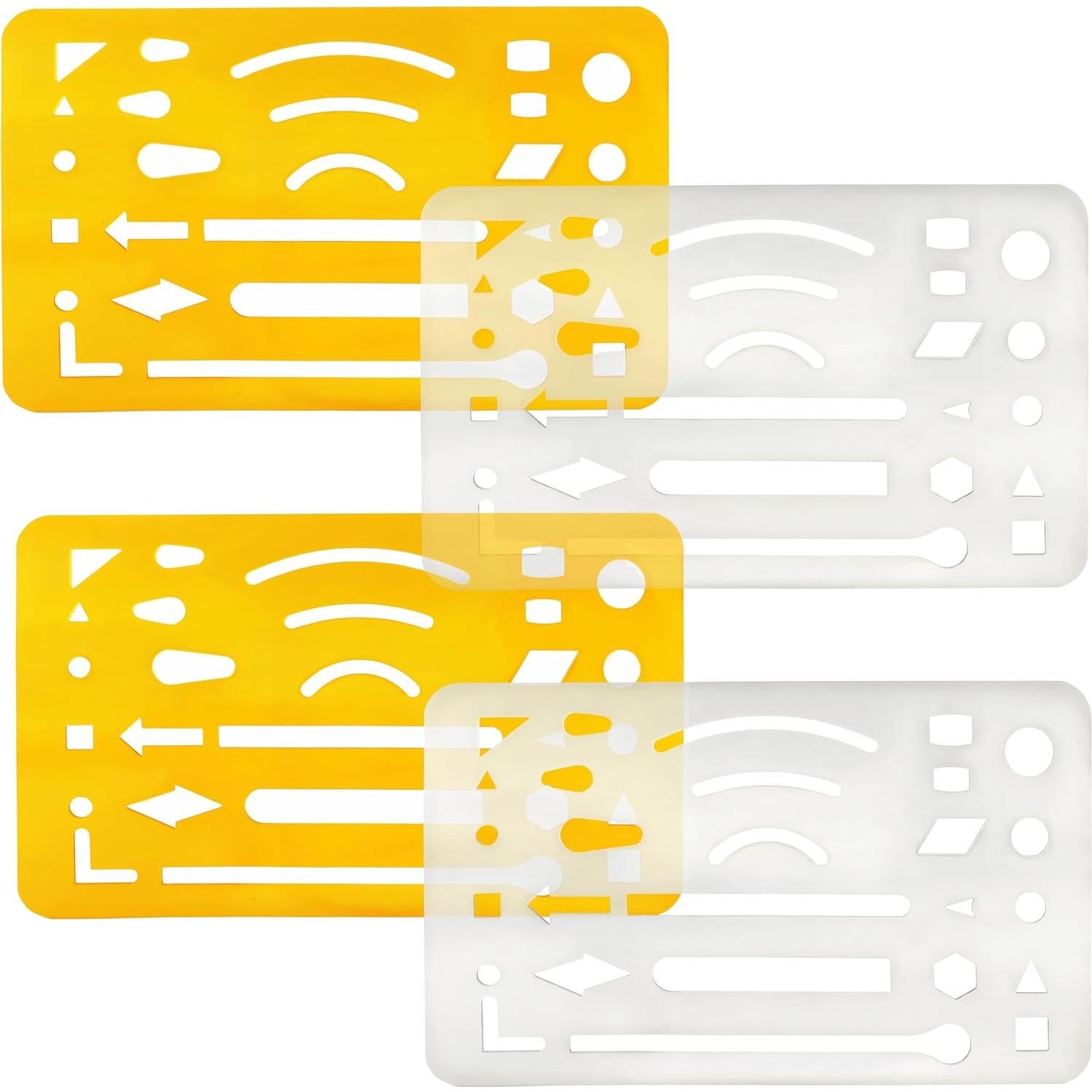 Escudo de Borrado KR. LIF 4-Pack Plantillas Transparentes