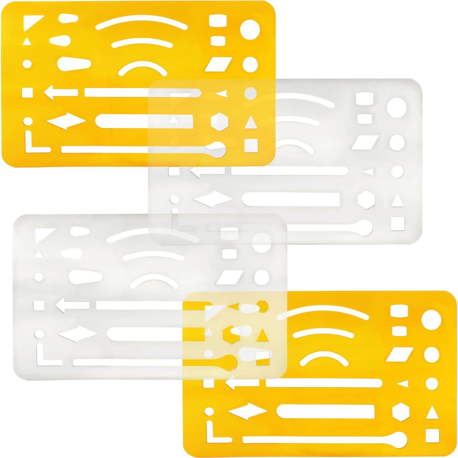 Escudo de Borrado KR. LIF 4-Pack Plantillas Transparentes