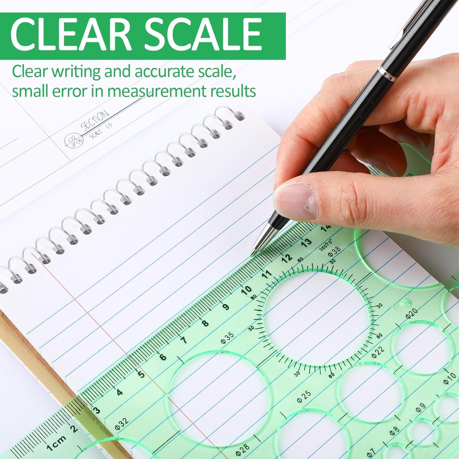 Paquete de 5 Plantillas de Círculo ForraFun - Dibujo Geométrico