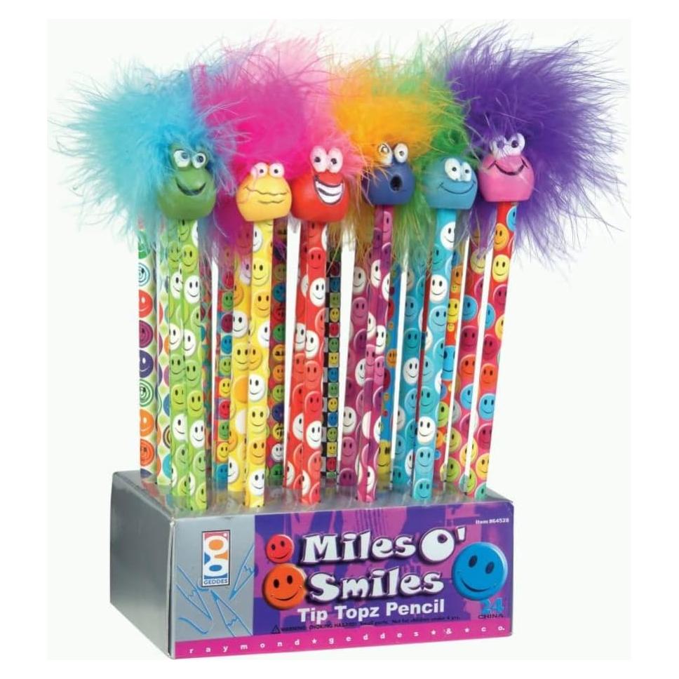 Lápices Tip Topz N° 2 Geddes Multicolor para Niños - Paquete de 24