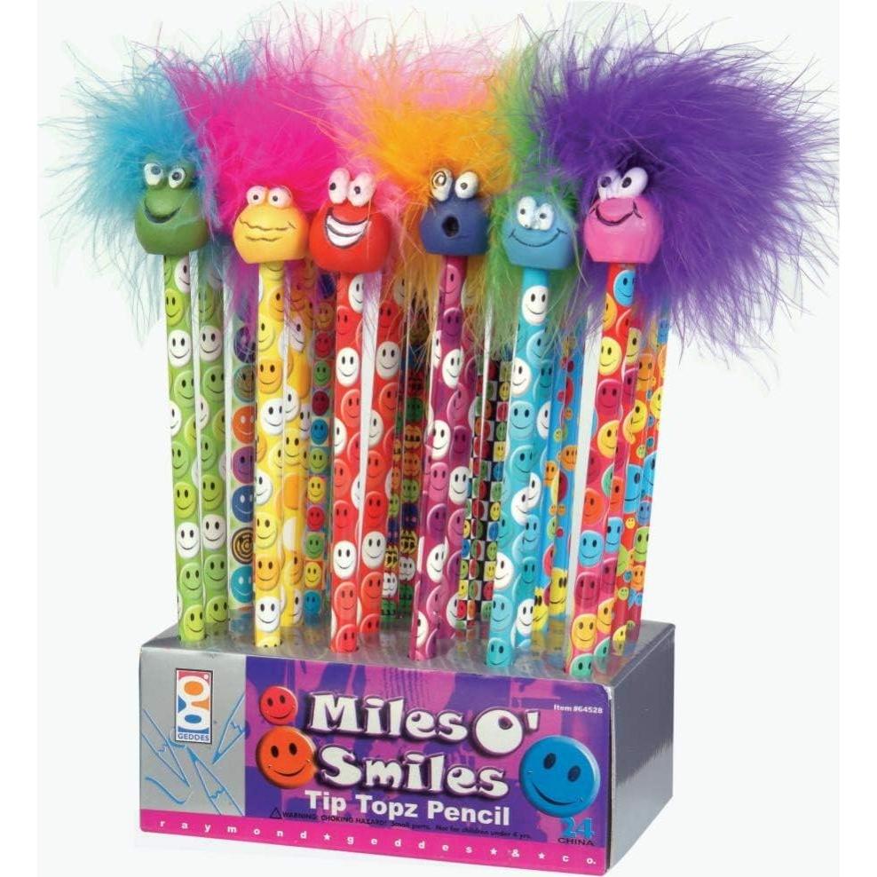 Lápices Tip Topz N° 2 Geddes Multicolor para Niños - Paquete de 24