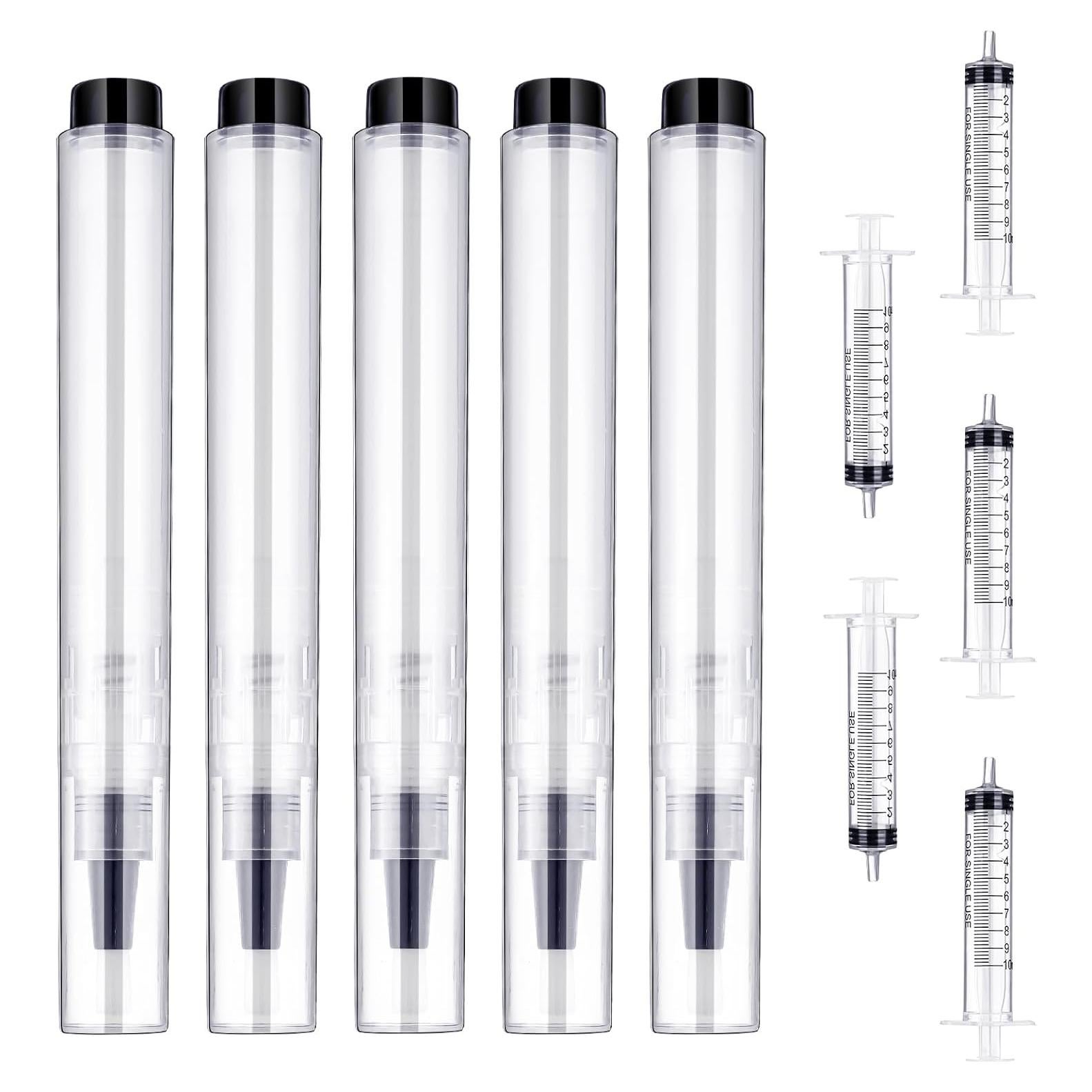 BBTO 5 Lápices de Pintura Rellenables 6ml con Pinceles