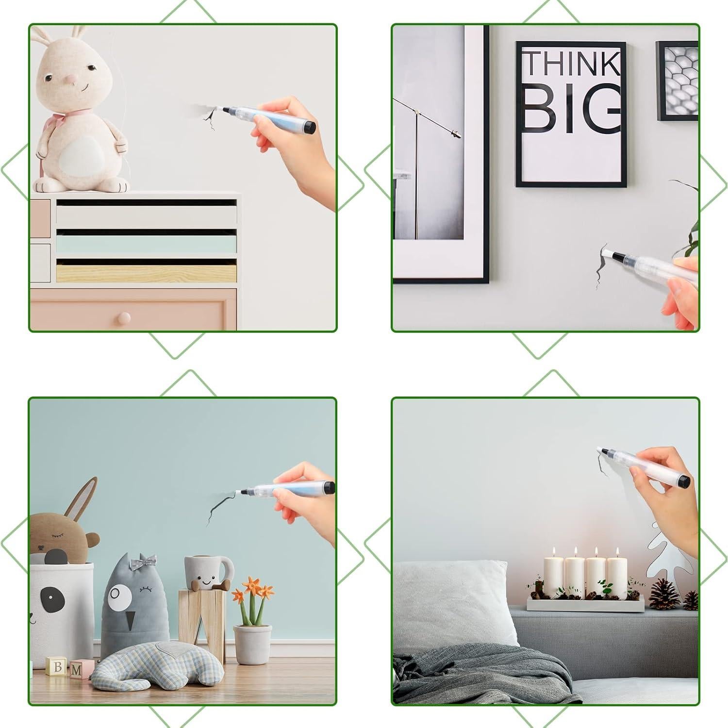 BBTO 5 Lápices de Pintura Rellenables 6ml con Pinceles