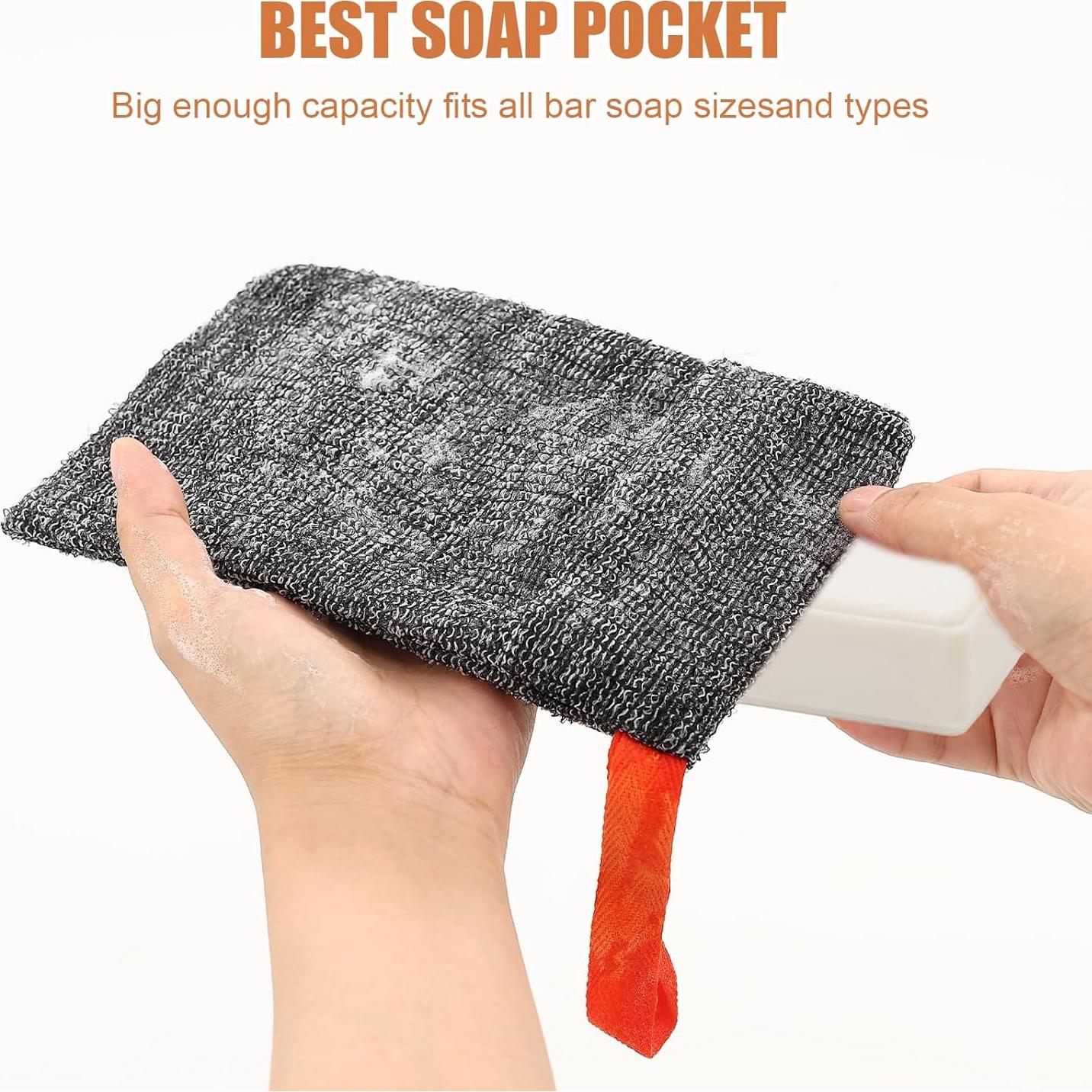 8 Almohadillas Ahorradoras de Jabón TURAOHU Multicolor 11.4x7.4cm