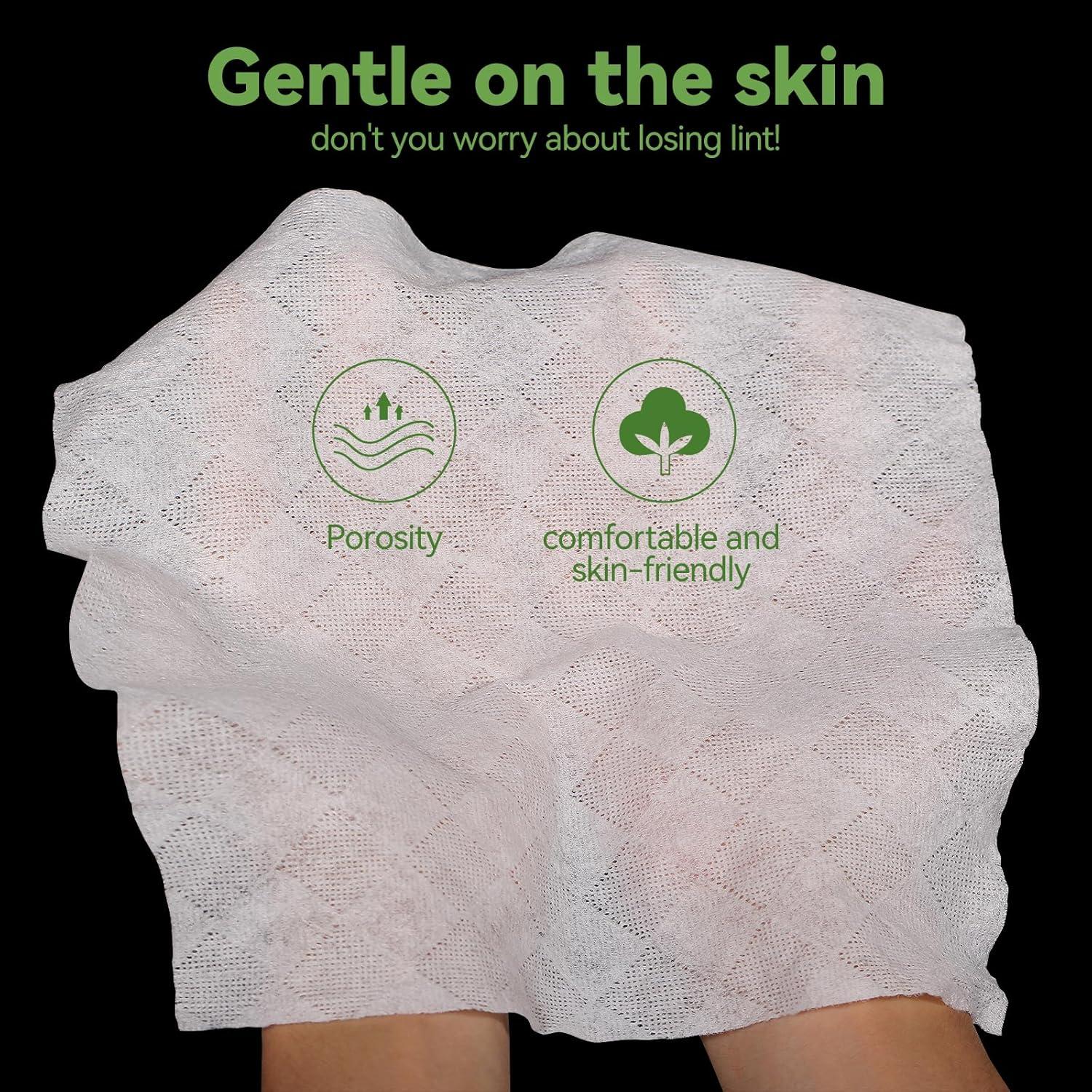 Toallitas Comprimidas LEKOCH 100 PCS - Algodón de Bambú Ecológico