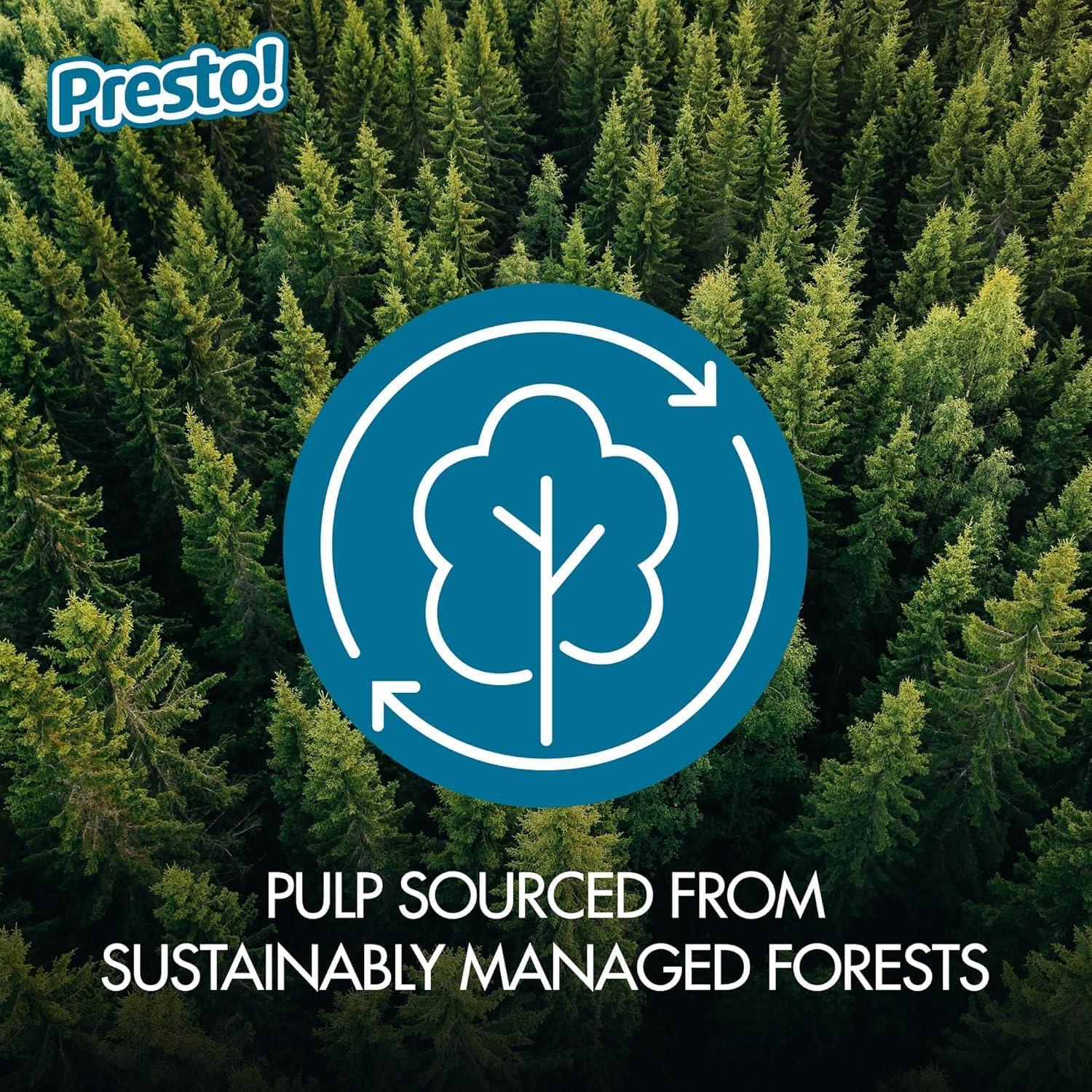 Papel Higiénico Ultra Suave Presto! Amazon 24 Rollos Mega