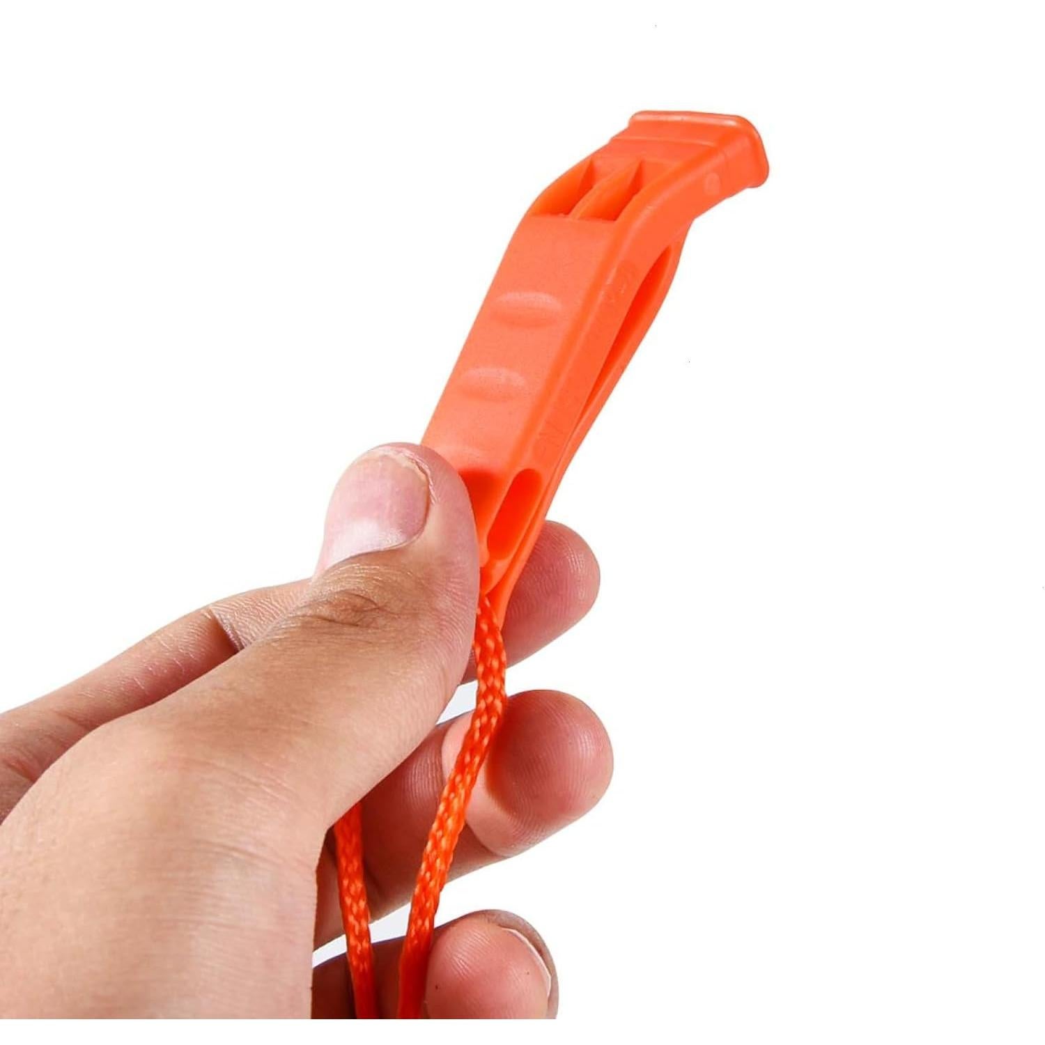 Silbatos de Emergencia WSSROGY 12 Piezas 120dB Naranja