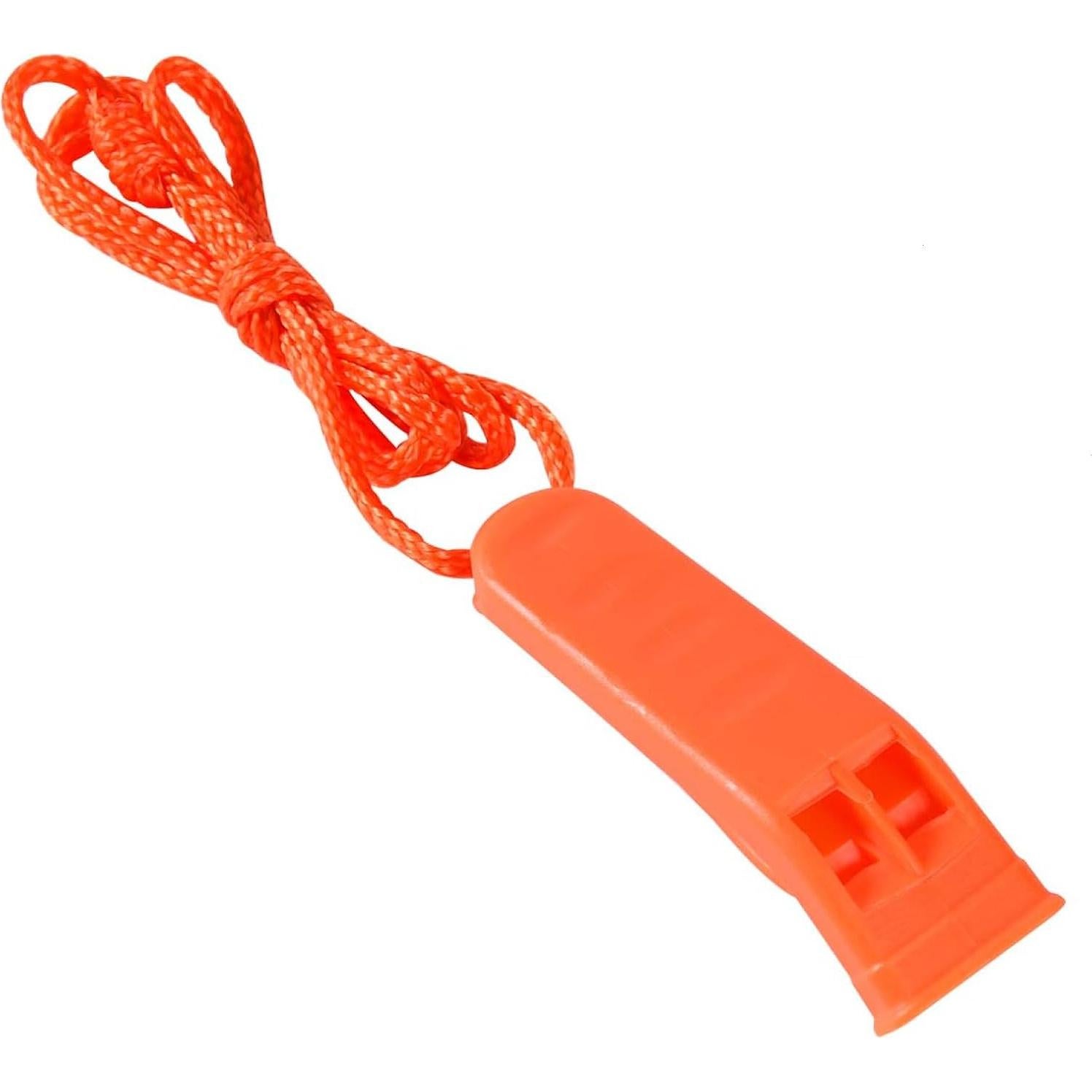 Silbatos de Emergencia WSSROGY 12 Piezas 120dB Naranja