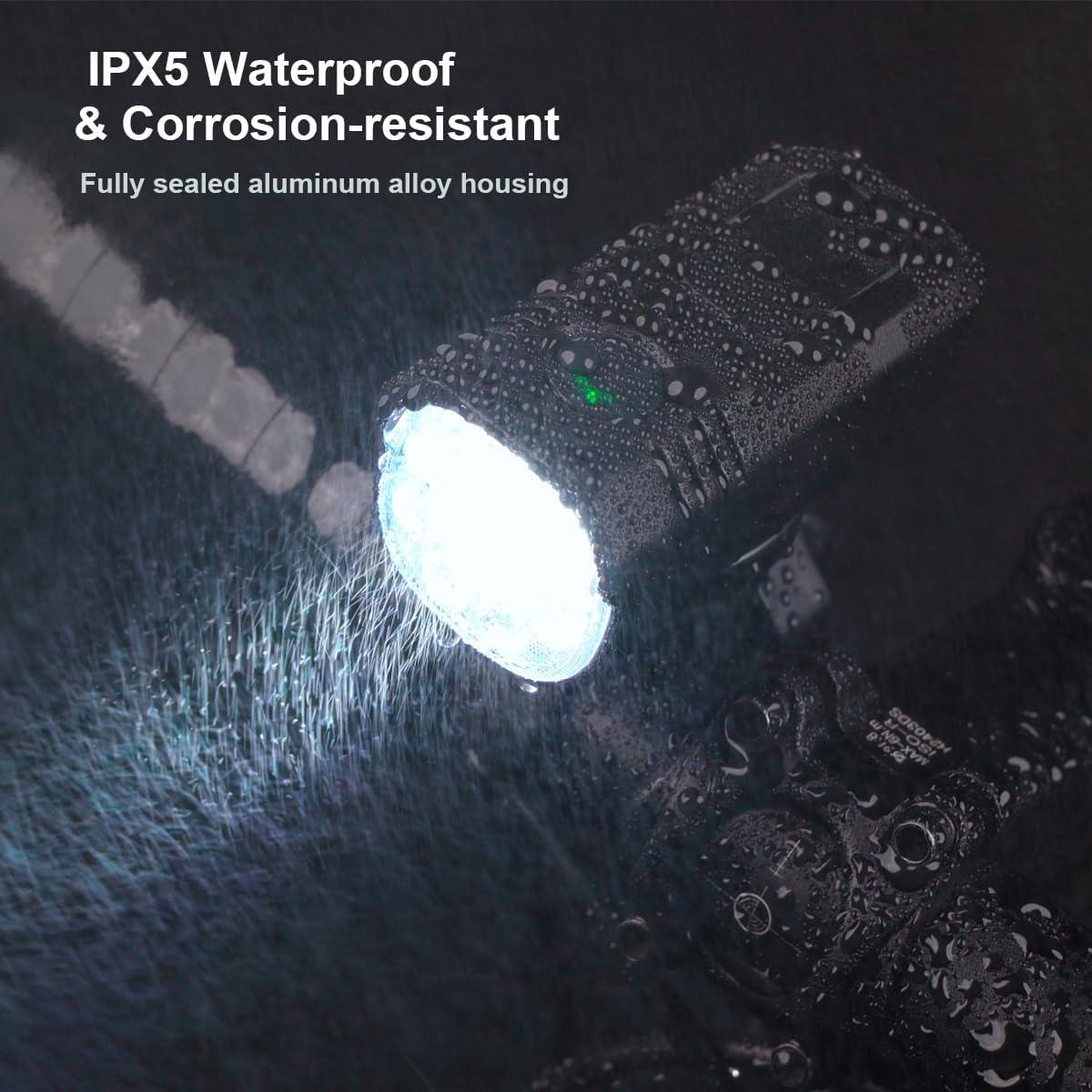 Juego de luces de bicicleta Spriak ZXCD-1 recargables USB-C