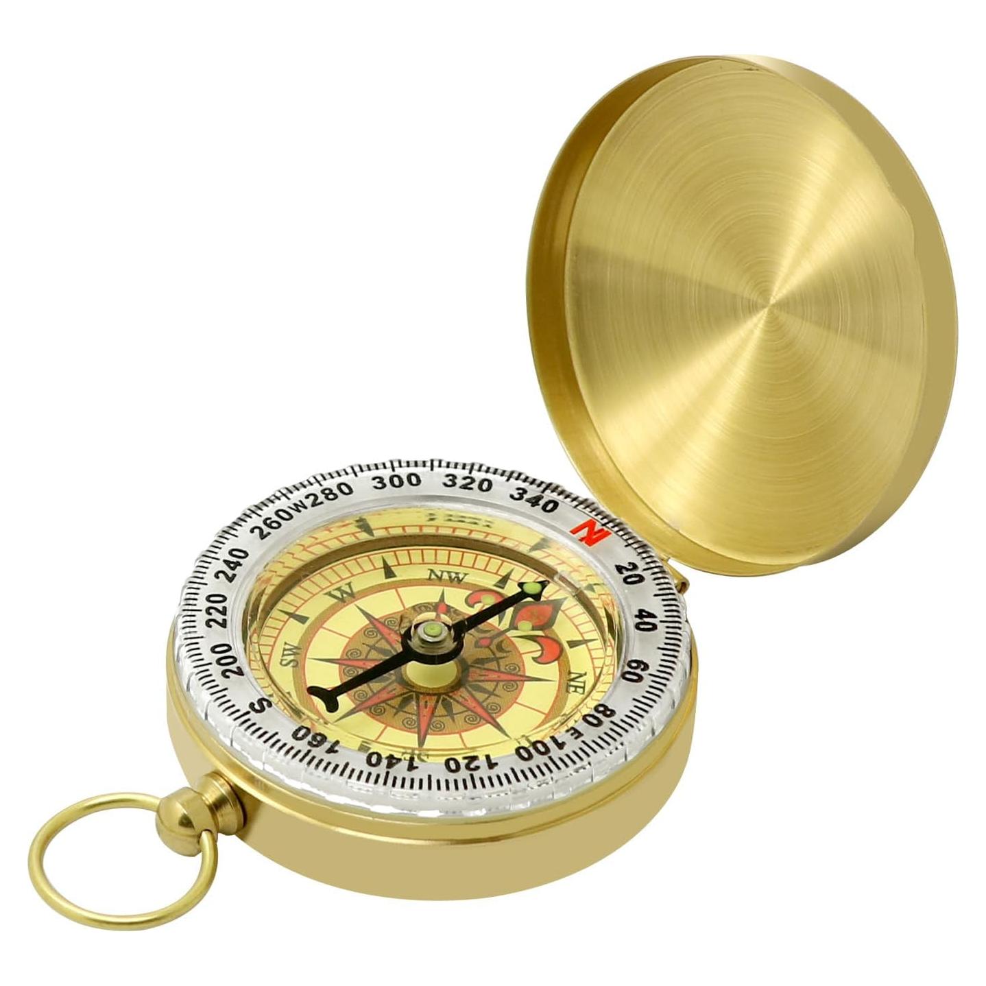 Brújula de Senderismo SustainaNest ZNZG50 Amarilla