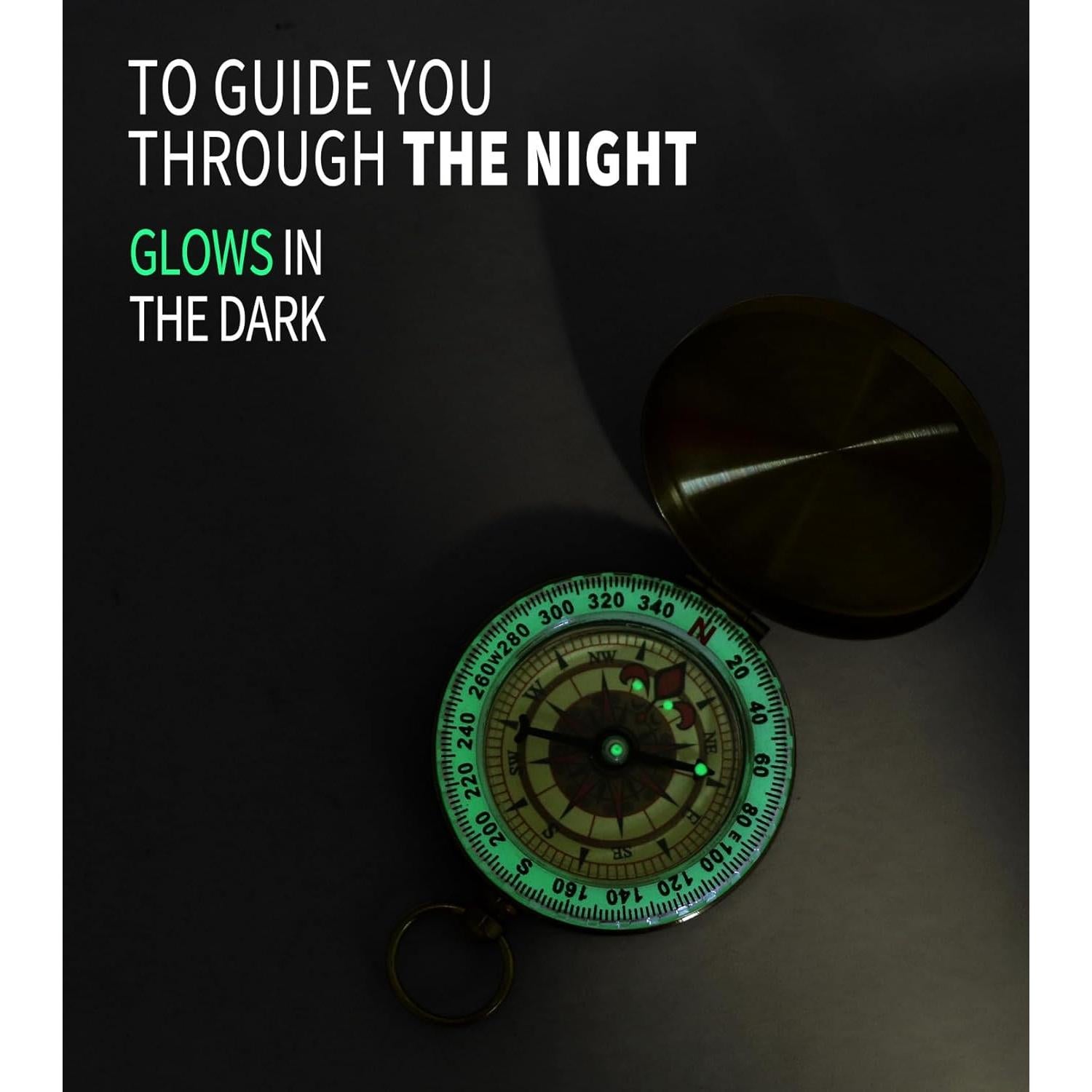 Brújula de Senderismo SustainaNest ZNZG50 Amarilla