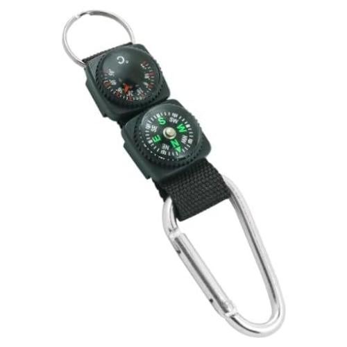 Mosquetón Multifuncional Myuiao con Brújula y Termómetro