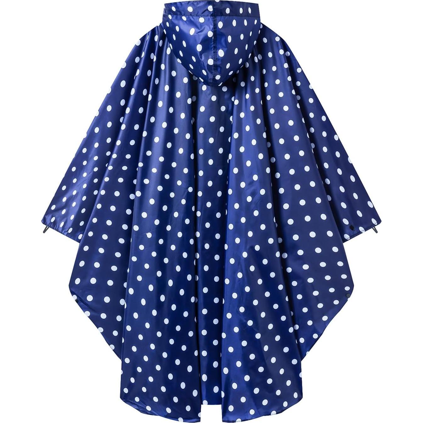 Poncho de Lluvia Impermeable para Adultos - A-punto Azul