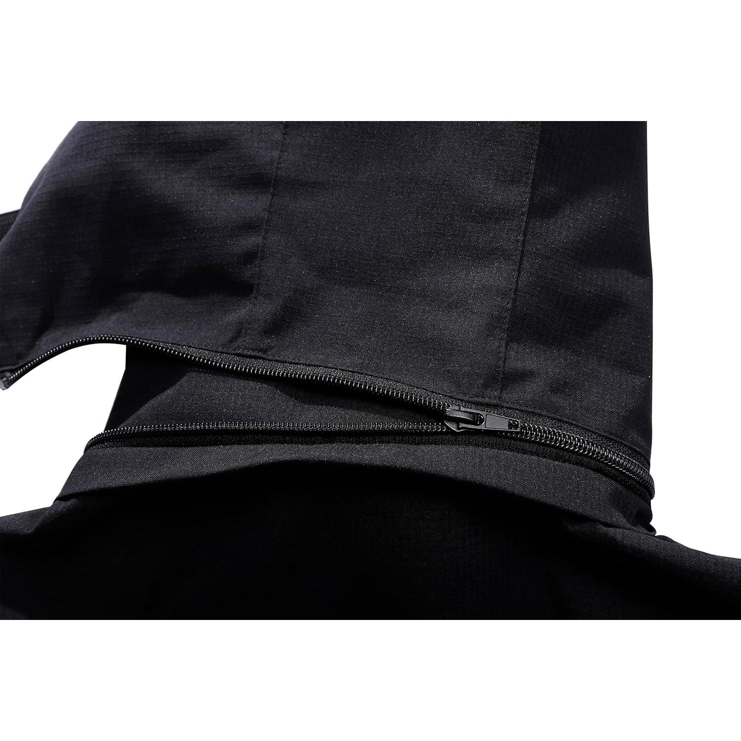 Chaqueta Impermeable Ligera para Mujeres con Capucha Desmontable