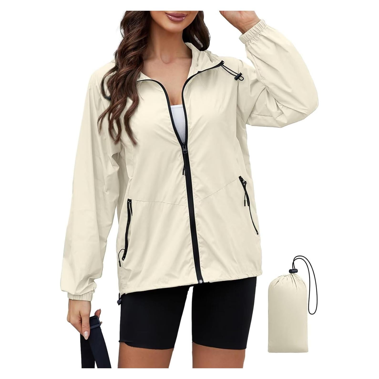 Chaqueta Rompevientos Cripom para Mujeres Impermeable S-XXL