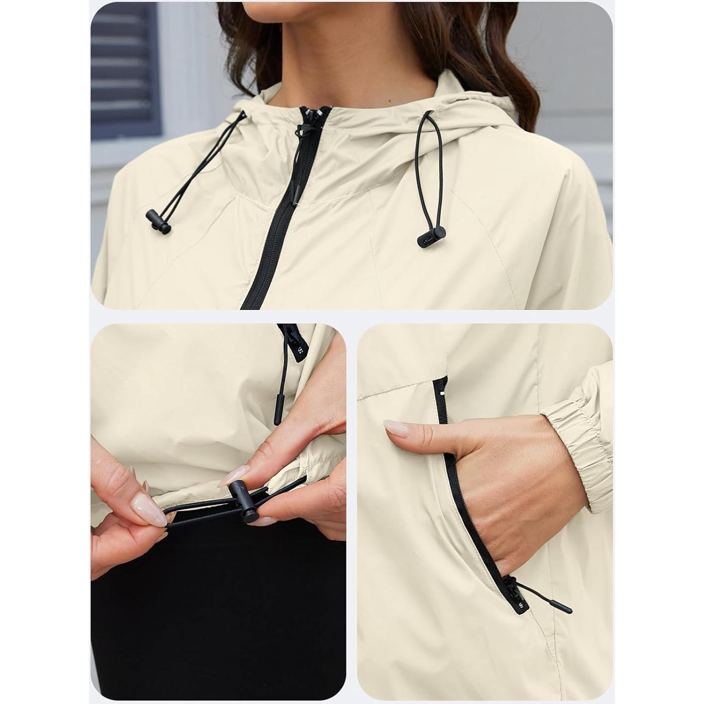 Chaqueta Rompevientos Cripom para Mujeres Impermeable S-XXL