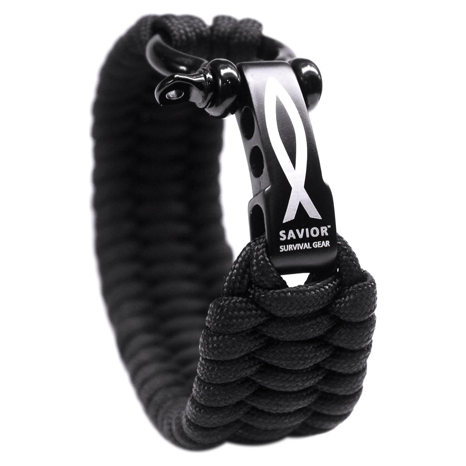 Pulsera de Paracord Ajustable Savior Survival Gear 22.86 cm
