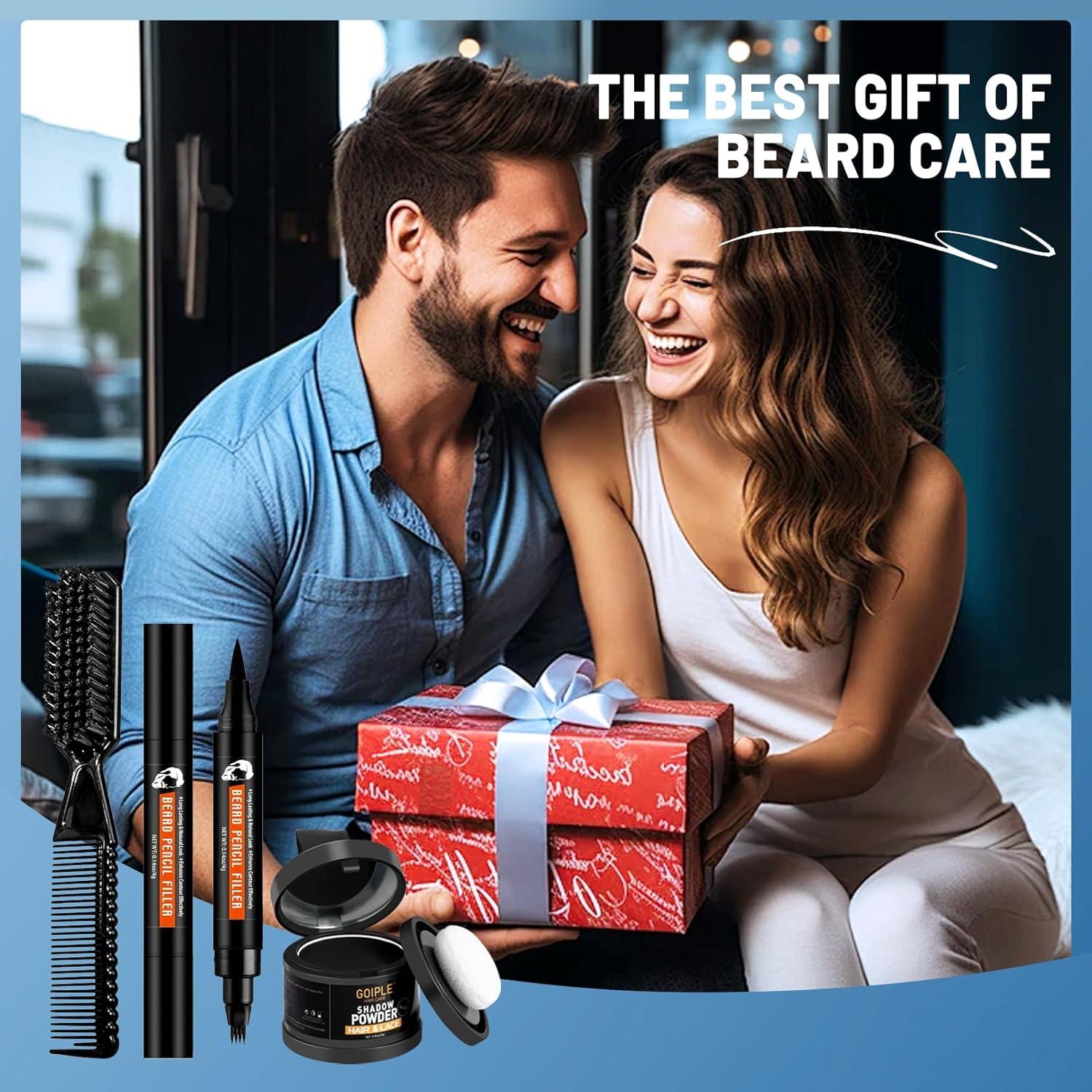 Lápiz Rellenador de Barba WOZUTUNT con Punta Micro-Fork 4 en 1