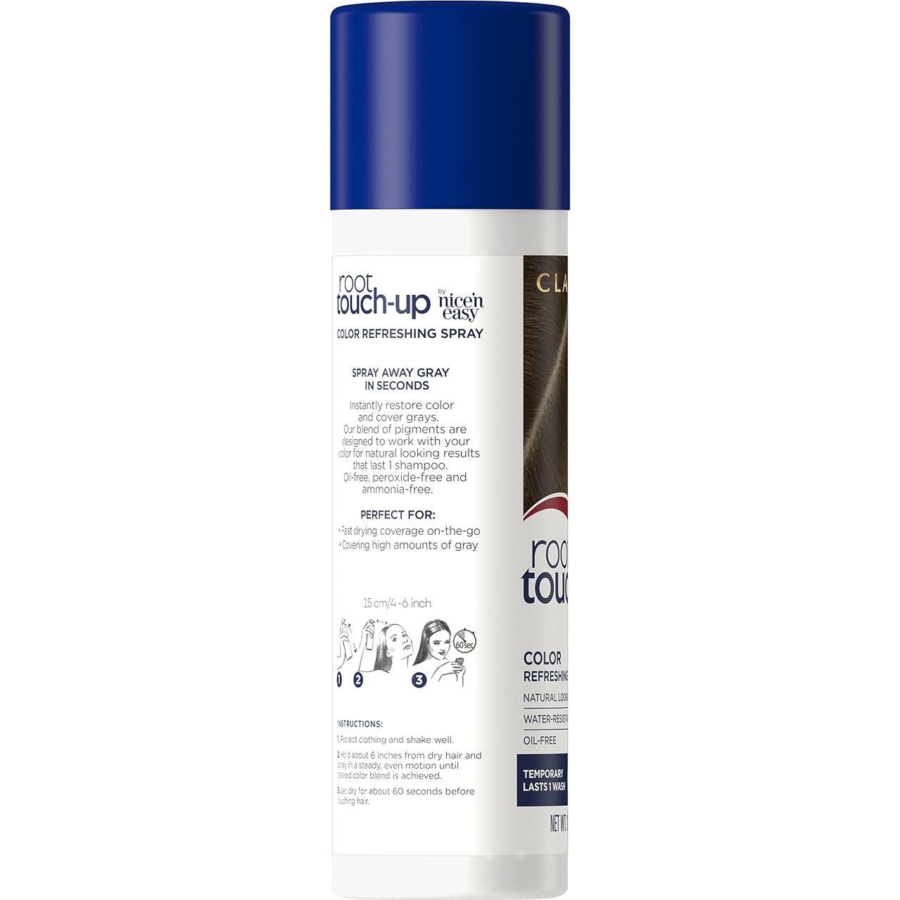 Spray Temporal Clairol Root Touch-Up Marrón Medio - 2 Paquetes