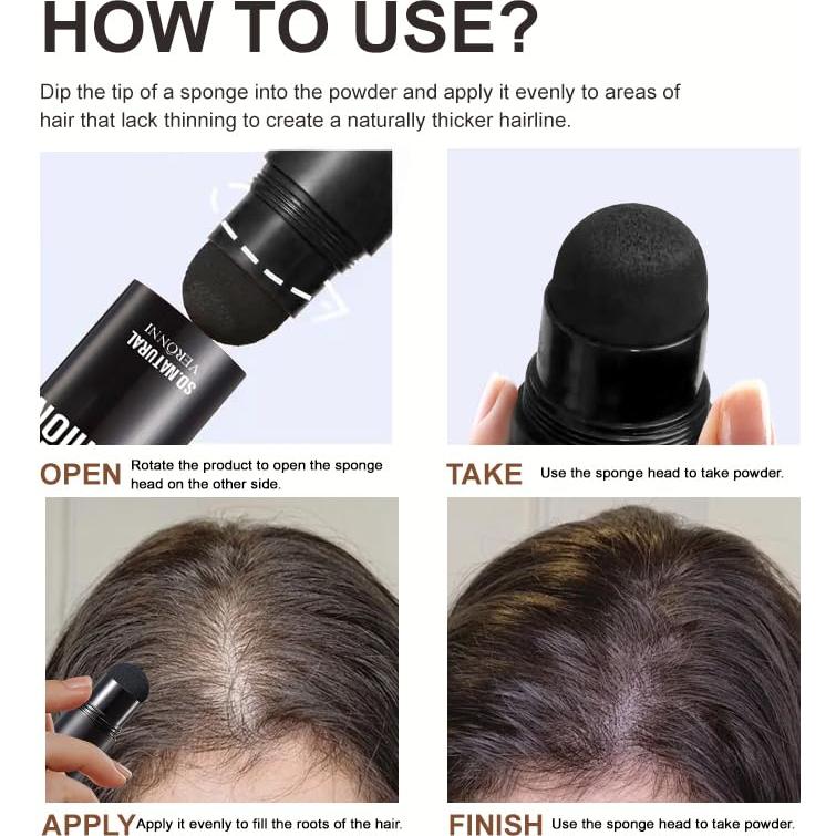 Barra de Polvo para Raíces de Cabello Guía #03 - 2.54g