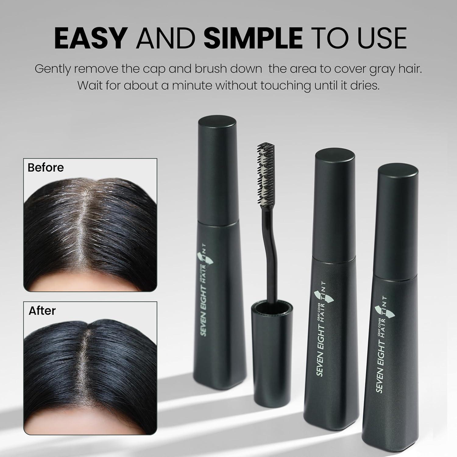 Tinte para Cabello Seven Eight Gris Marrón Oscuro 40g