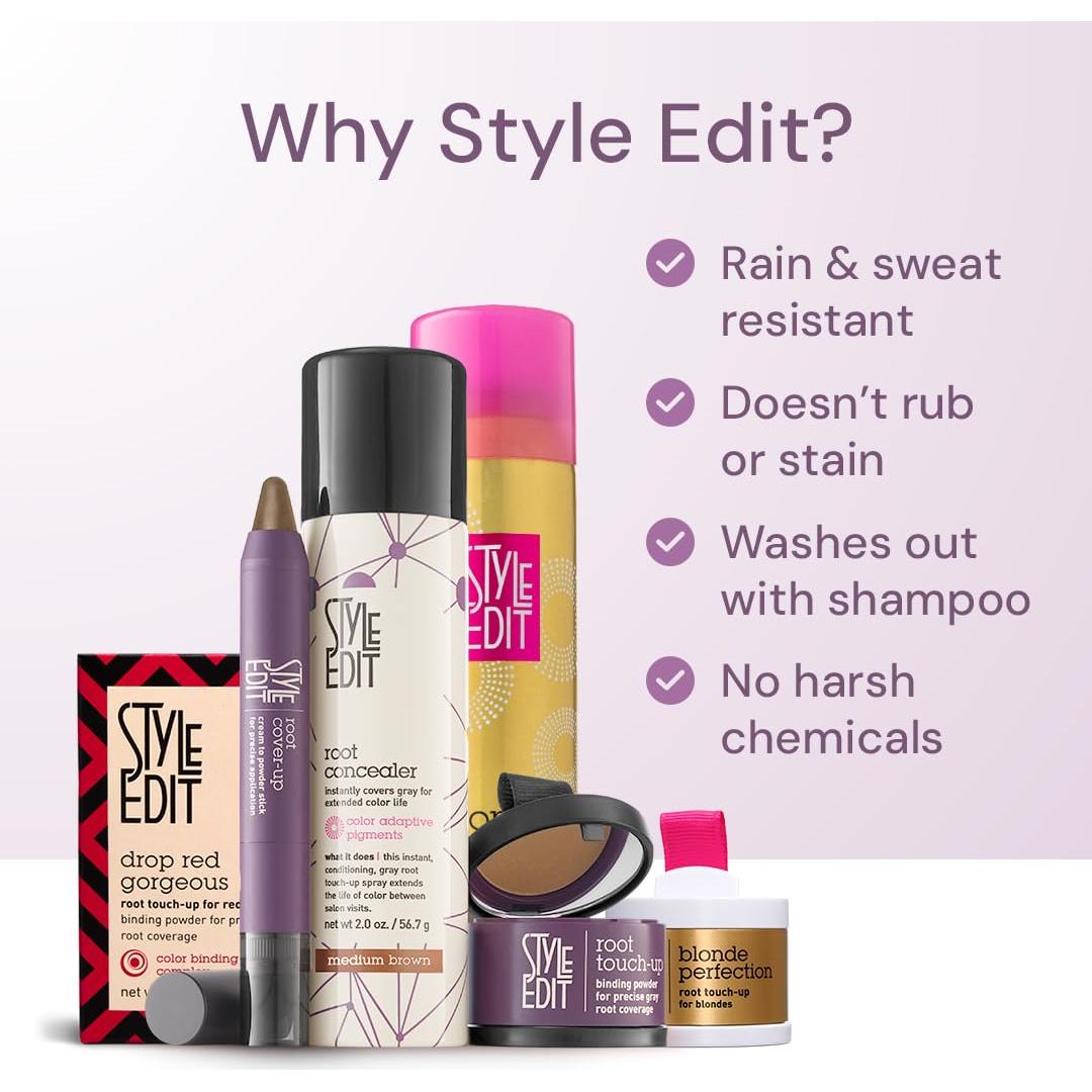 Duo Corrector de Raíces Estilo Edit Rubio Claro - Tamaño Viaje y Completo