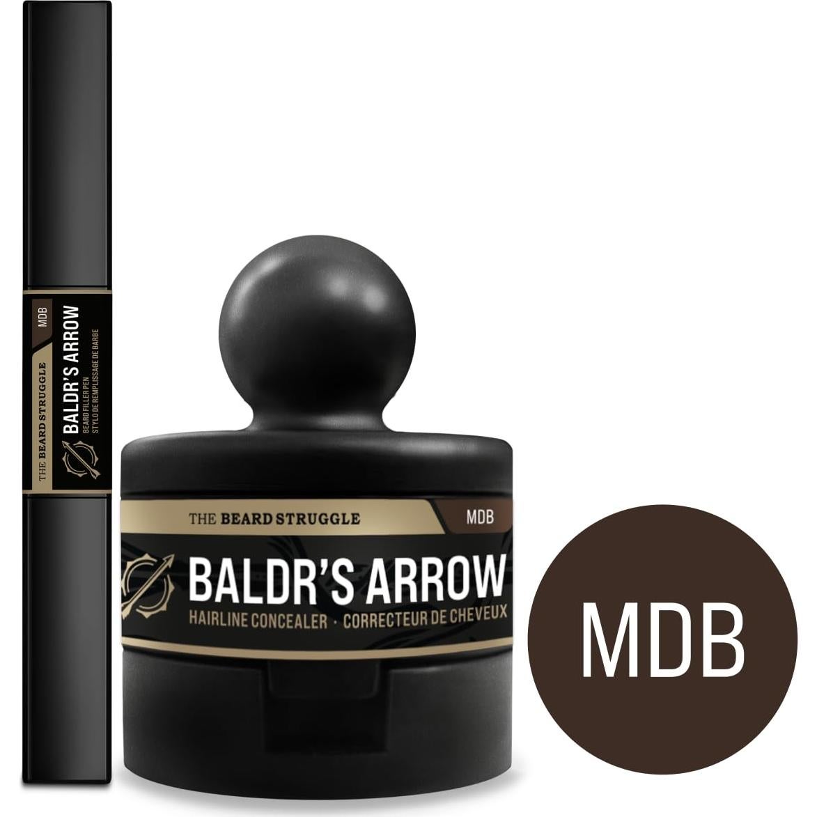 Polvo Corrector de Cabello The Beard Struggle Marrón Medio 32g