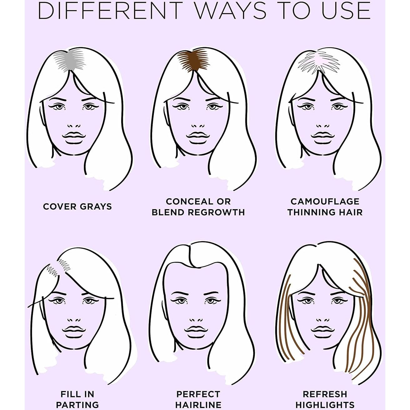 Corrector de Raíces Gray Away Pro - Marrón Medio 56.7 g