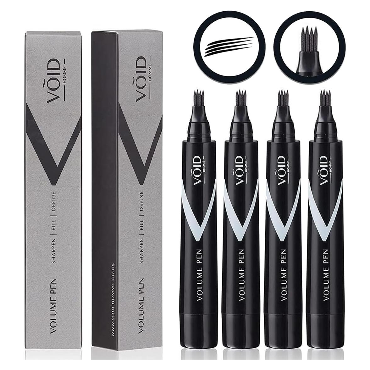 Rellenador de Barba VOID Homme - Lápiz Impermeable Negro