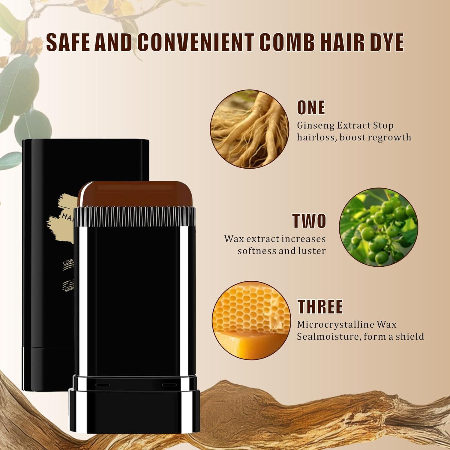 Barra de Tinte para Cabello 3 Colores Qtaikong a Prueba de Agua