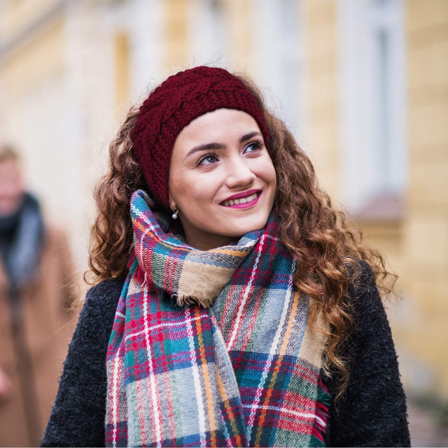 Diademas de Punto de Cable Pangda - 6 Piezas para Mujeres