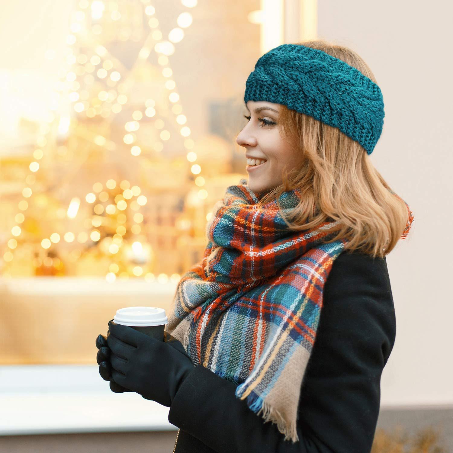 Diademas de Punto de Cable Pangda - 6 Piezas para Mujeres