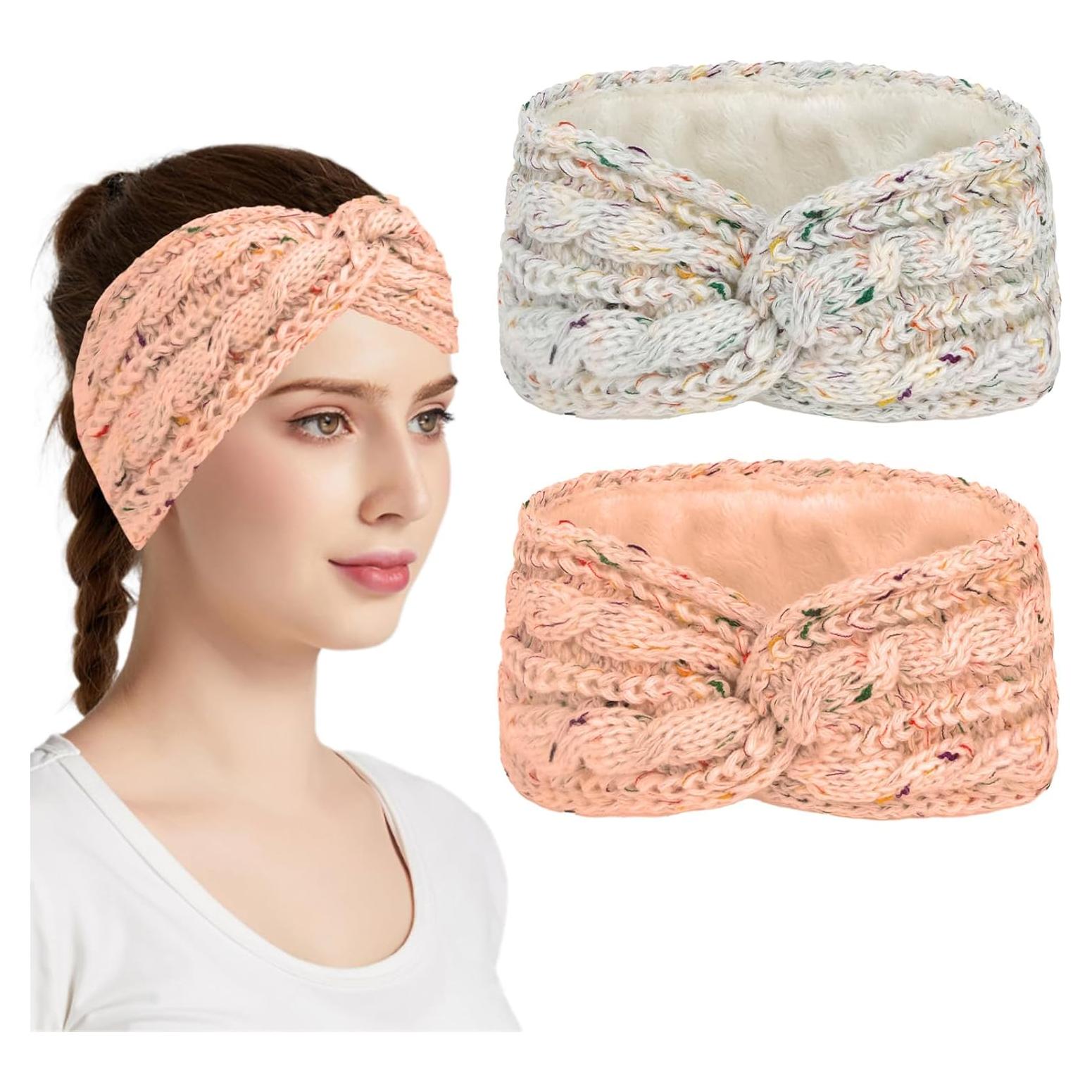 Semato 2 Bandas Calentadoras de Oídos para Mujeres - Invierno