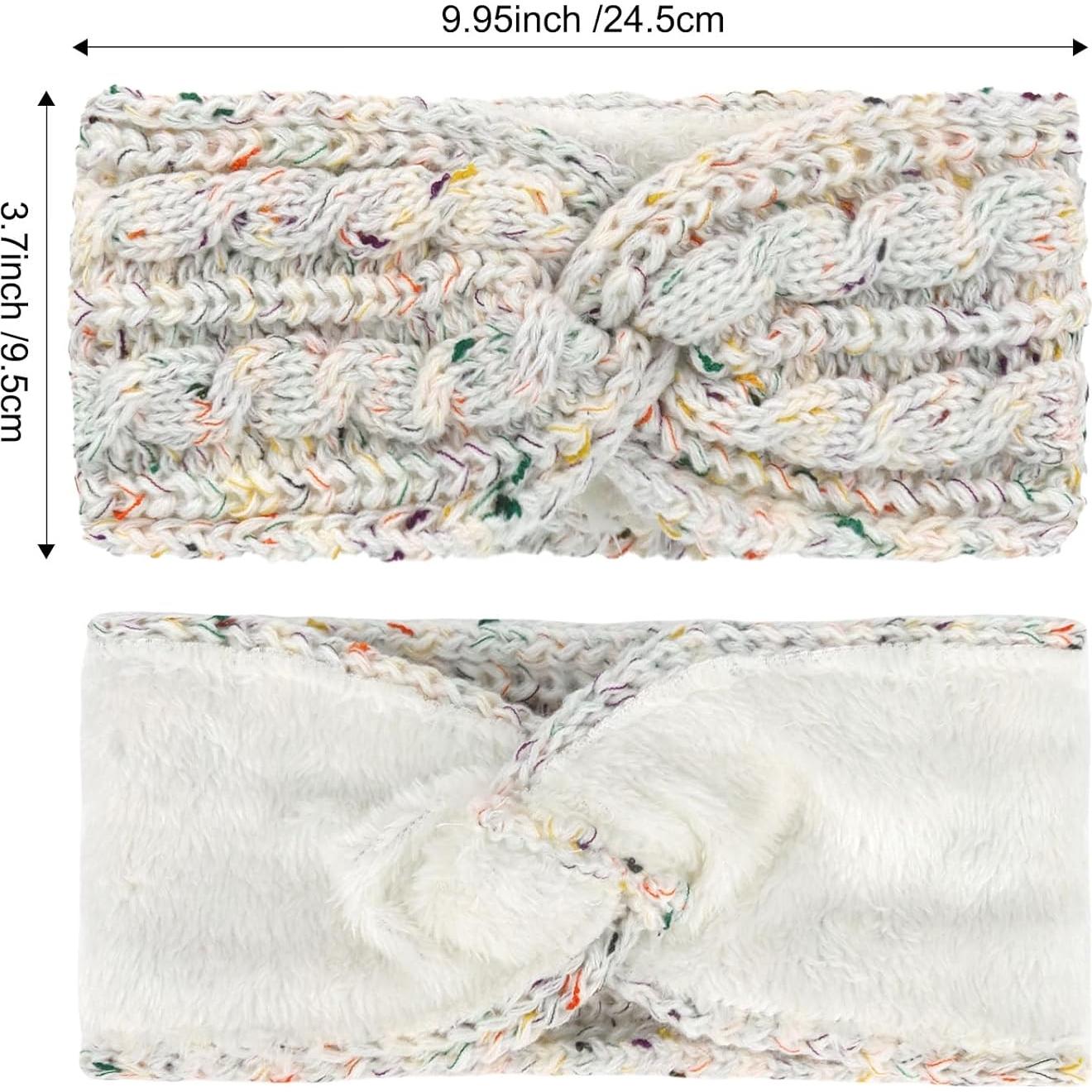 Semato 2 Bandas Calentadoras de Oídos para Mujeres - Invierno