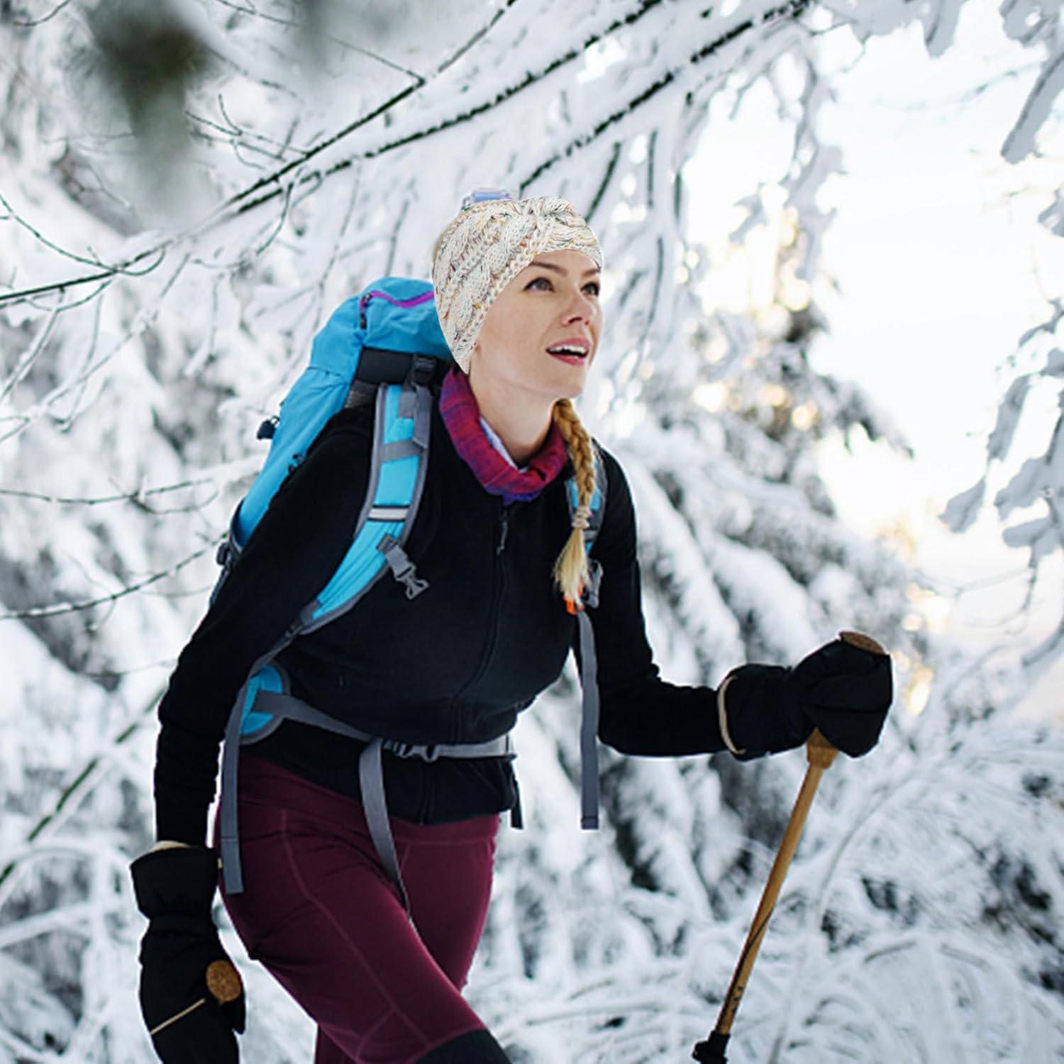 Semato 2 Bandas Calentadoras de Oídos para Mujeres - Invierno