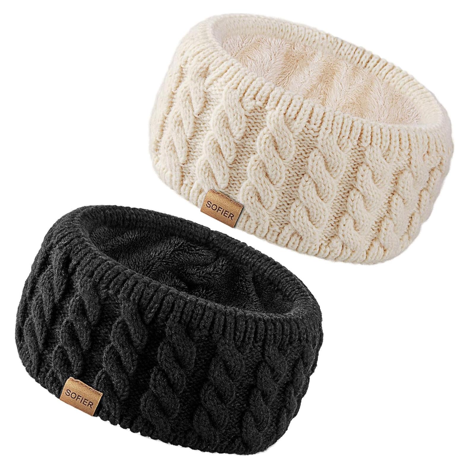 Diadema de Invierno Sofier para Mujeres - Calentador de Oídos Tejido Suave