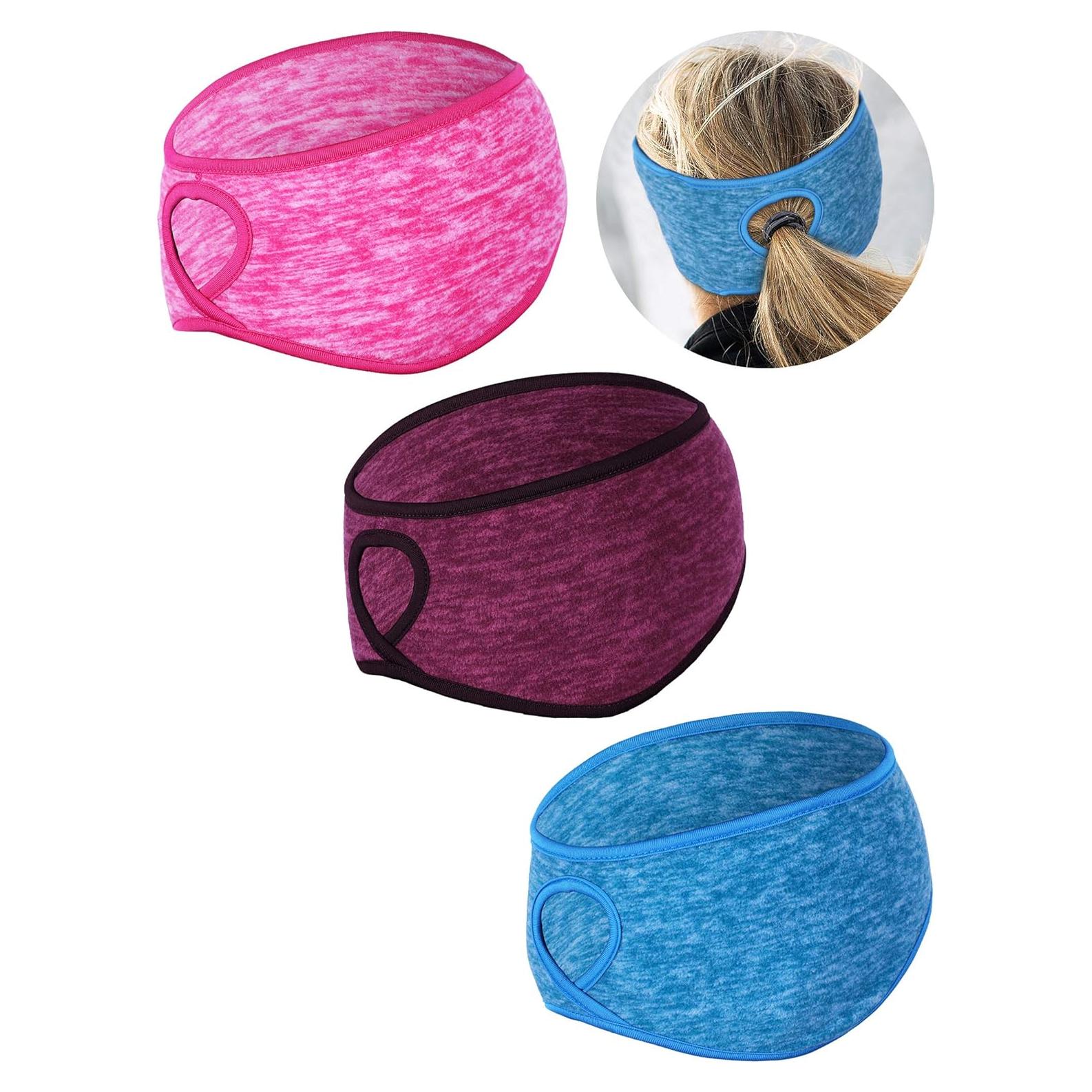 Tatuo 3 Pcs Calentadores de Oídos Forro Polar para Mujeres