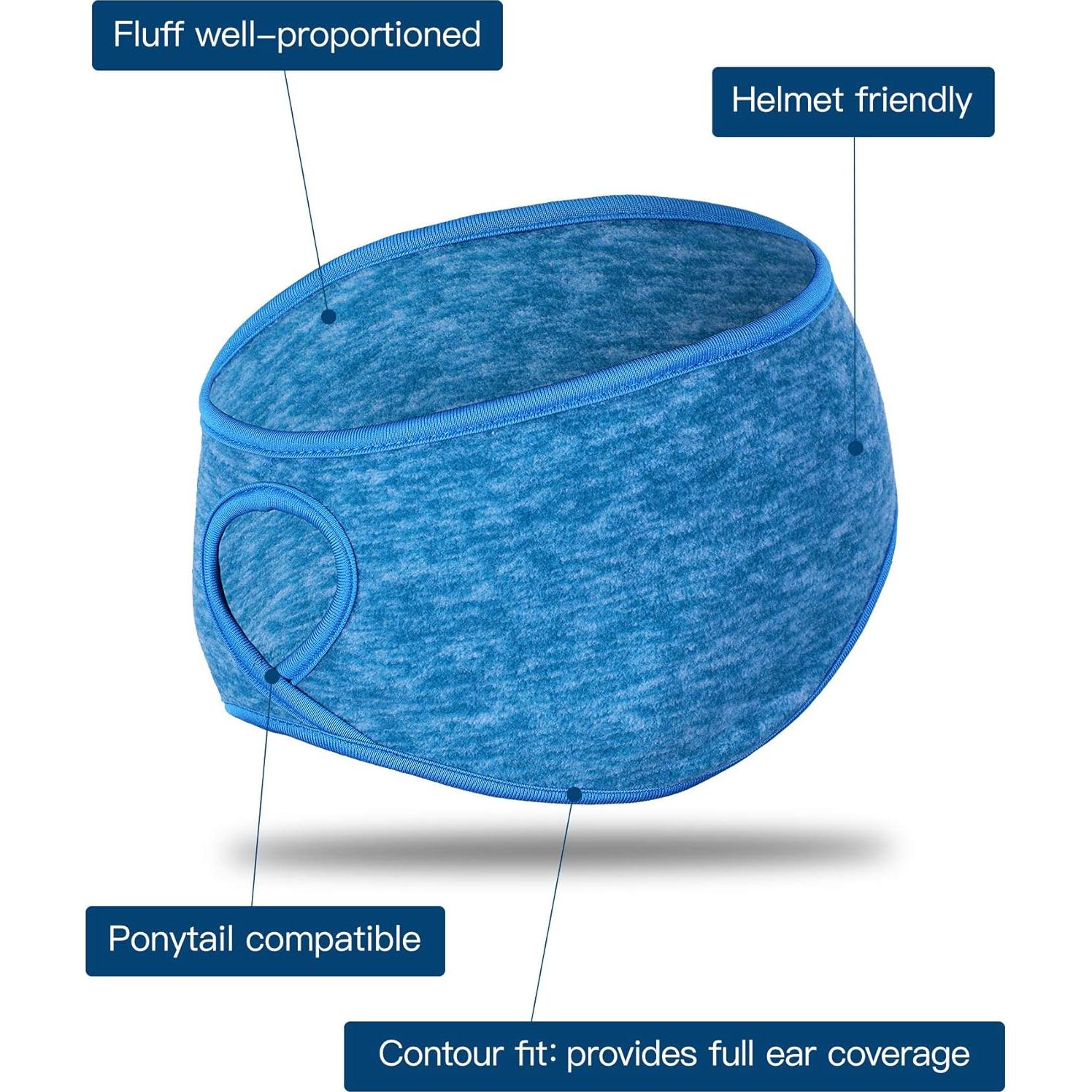 Tatuo 3 Pcs Calentadores de Oídos Forro Polar para Mujeres