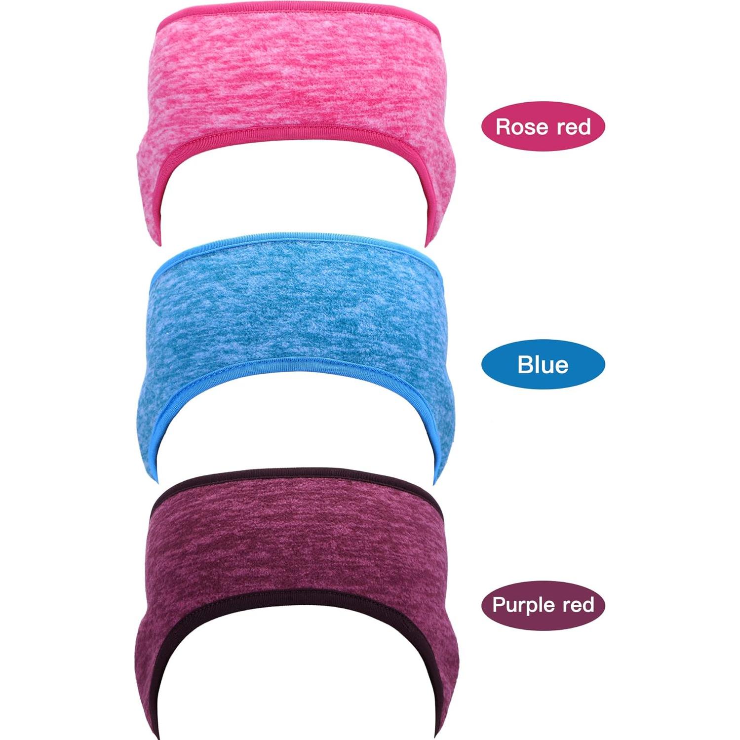 Tatuo 3 Pcs Calentadores de Oídos Forro Polar para Mujeres