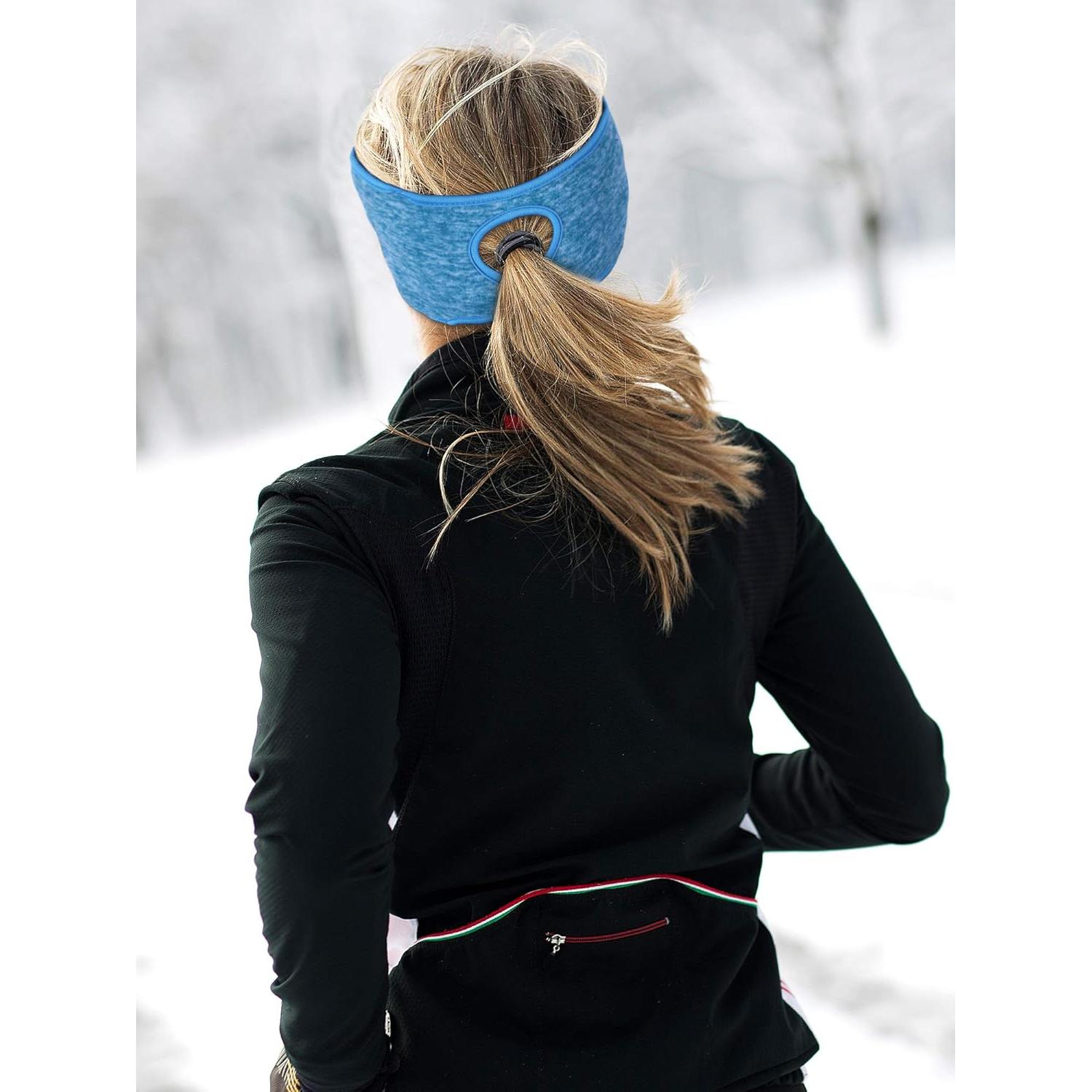 Tatuo 3 Pcs Calentadores de Oídos Forro Polar para Mujeres