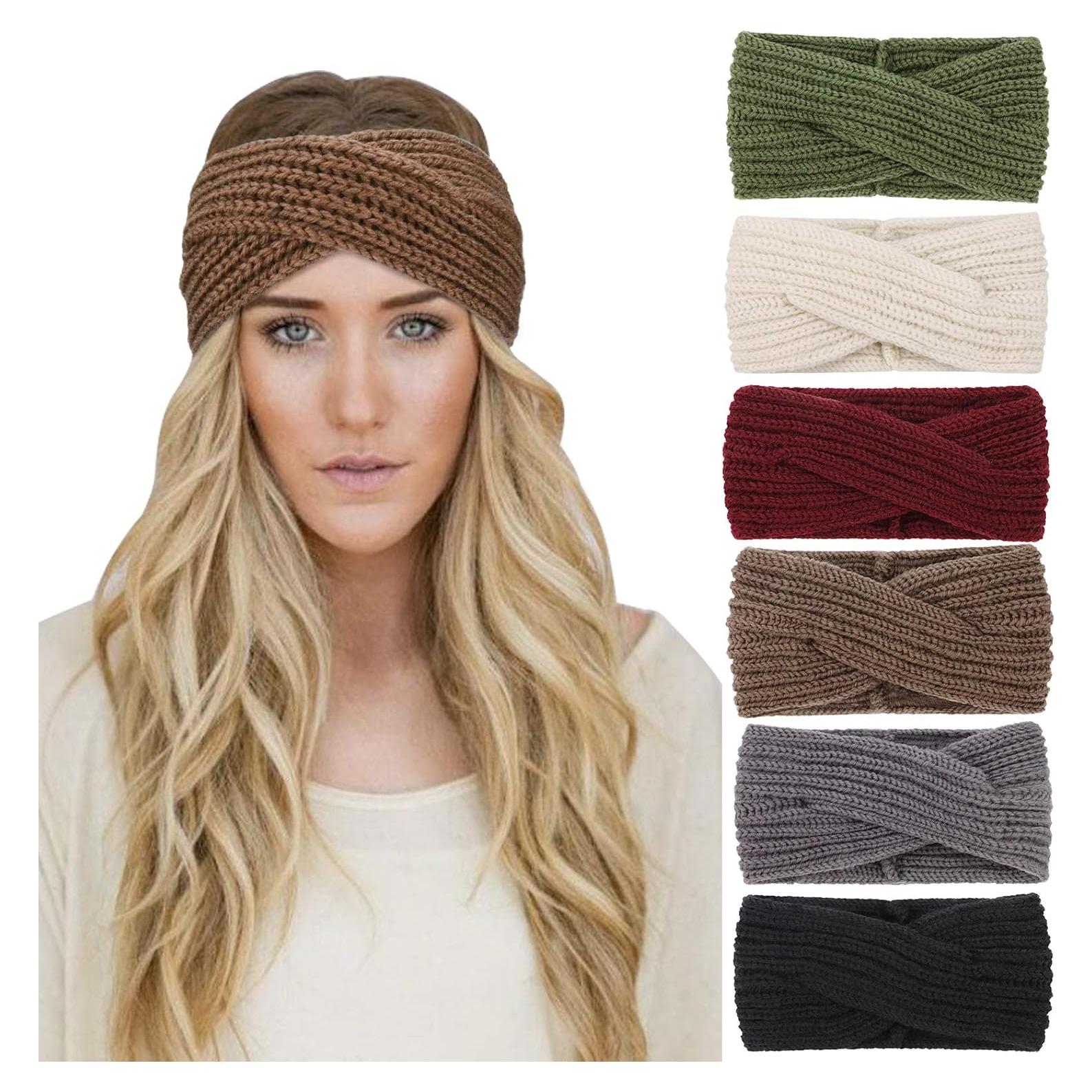 Banda de Cabeza de Invierno DRESHOW para Mujeres - Paquete de 6