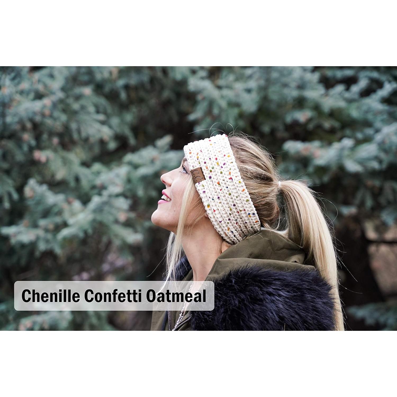 Diadema Calentadora de Oídos Funky Junque Naranja para Mujeres