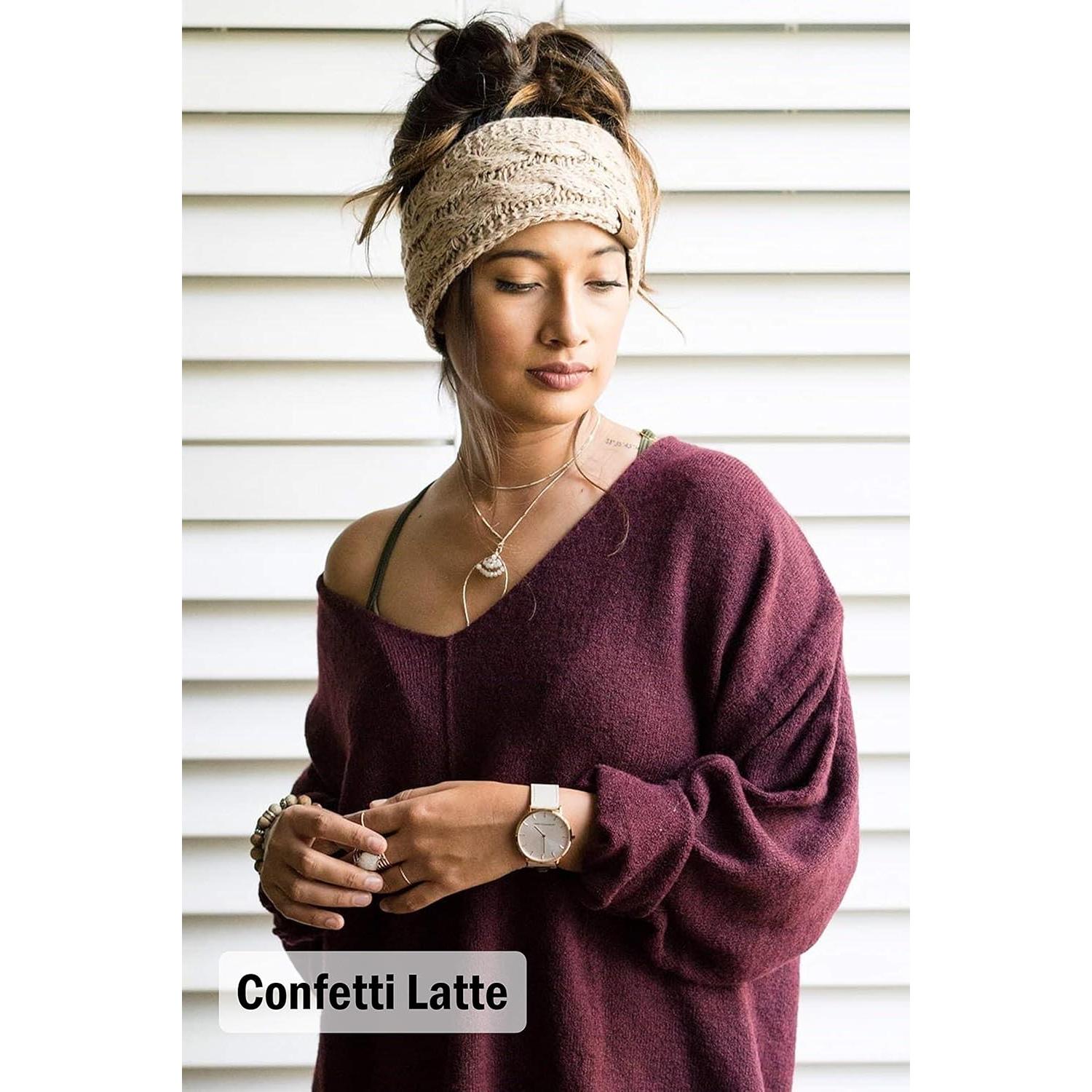 Diadema Calentadora de Oídos Funky Junque Naranja para Mujeres